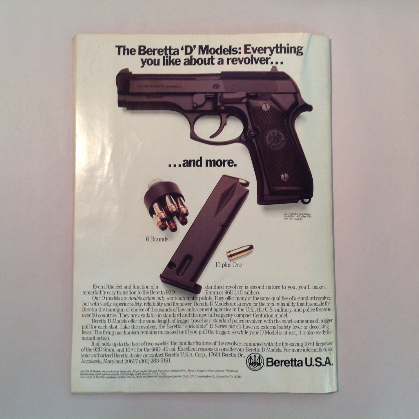Vintage Feb 1994 American Rifleman Magazine The "Other" 1911s Special Report: Gun Owners On Trial