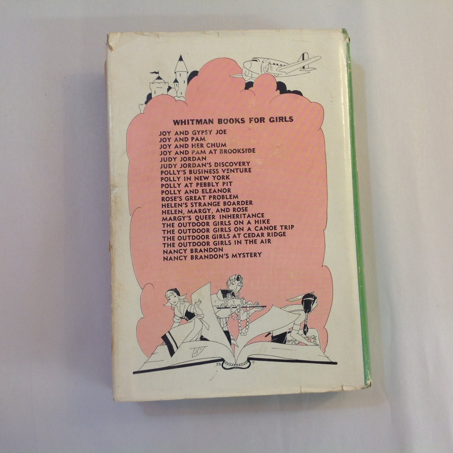 Antique 1922 Hardcover Polly and Eleanor Lillian Elizabeth Roy Whitman First