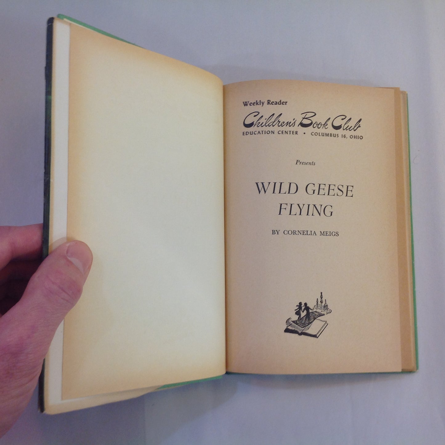 Vintage 1957 Hardcover Wild Geese Flying Cornelia Meigs Charles Greer Weekly Reader Children's Book Club edition