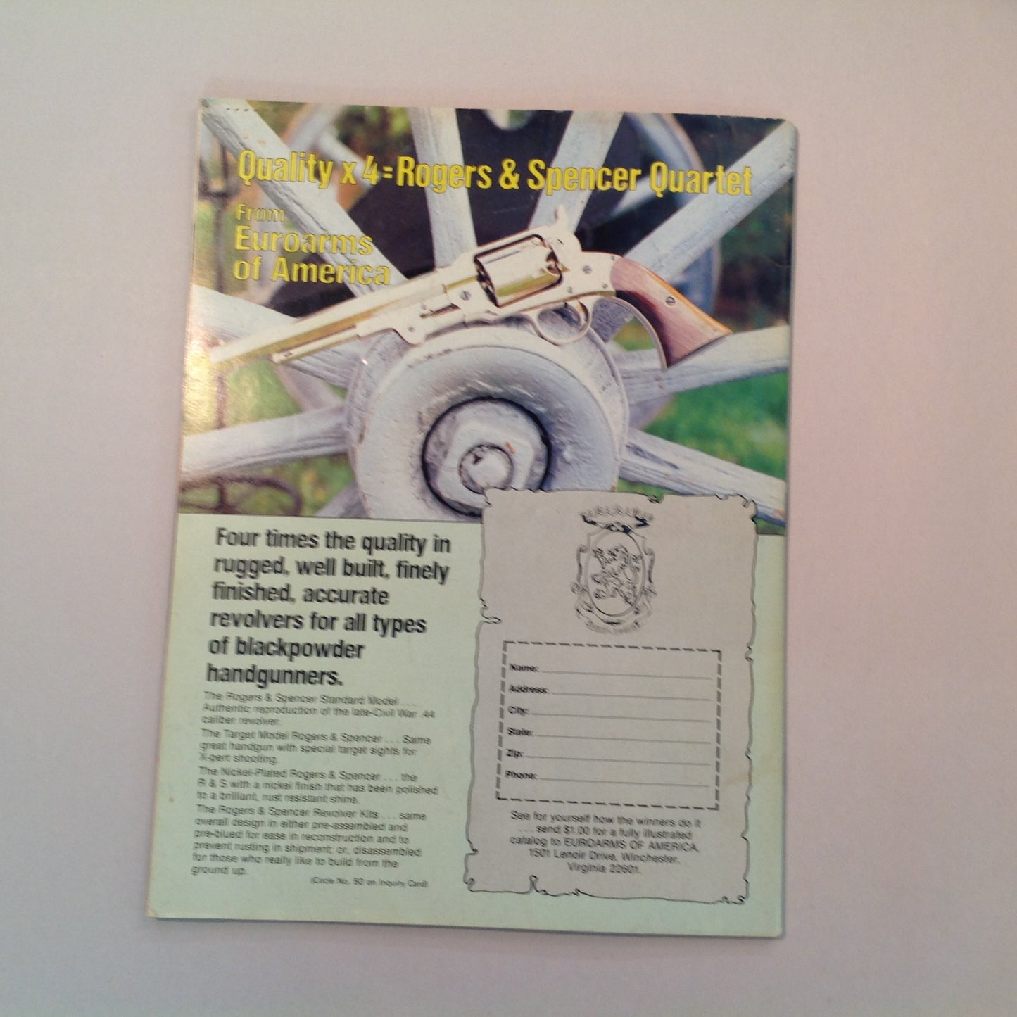 Vintage Nov/Dec 1980 The American Handgunner Magazine 1980 Bianchi Shoot Custom Safari Gun Giveaway