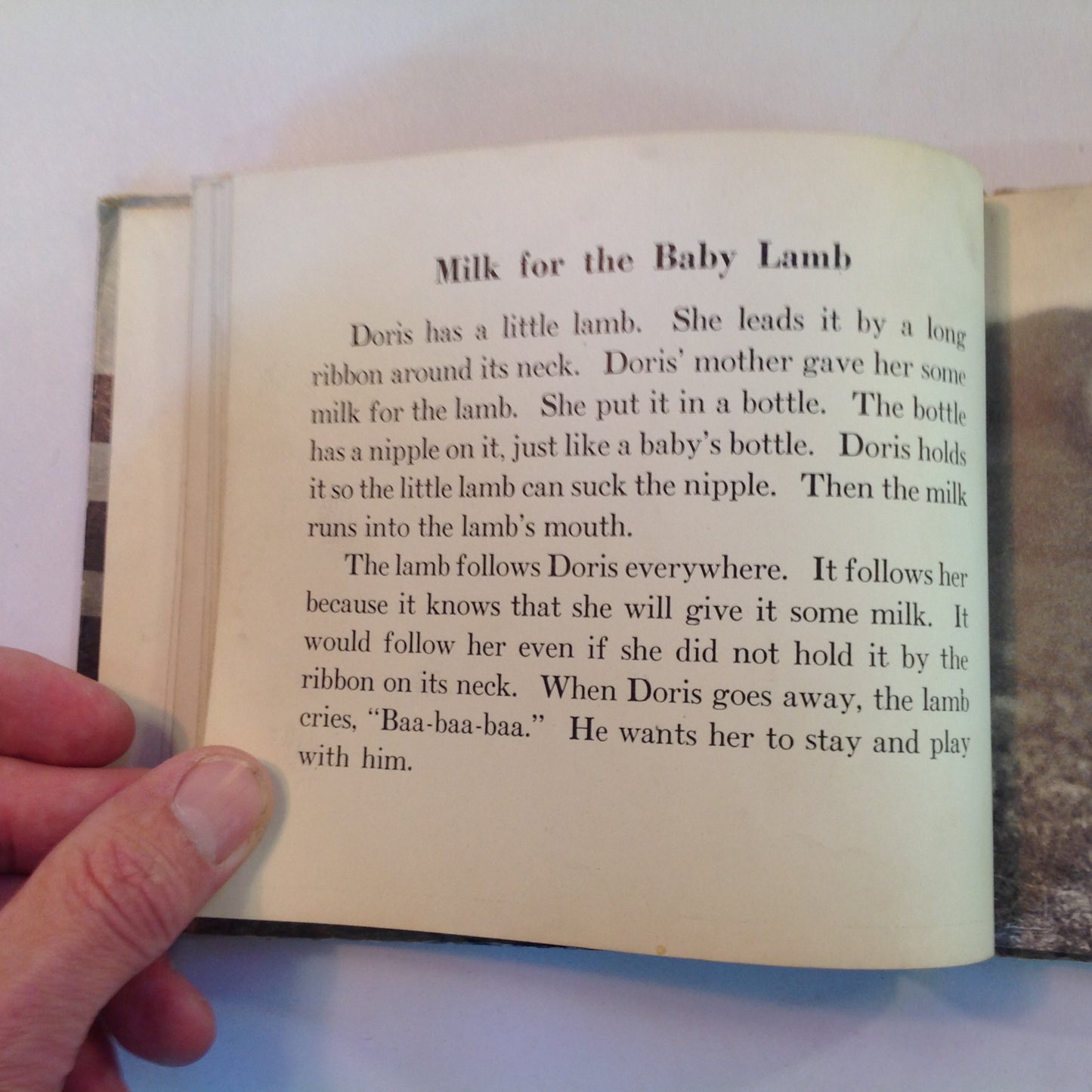 Vintage 1936 Children's Hardcover Farm Pets John Beaty JC Allen Rand McNally Board