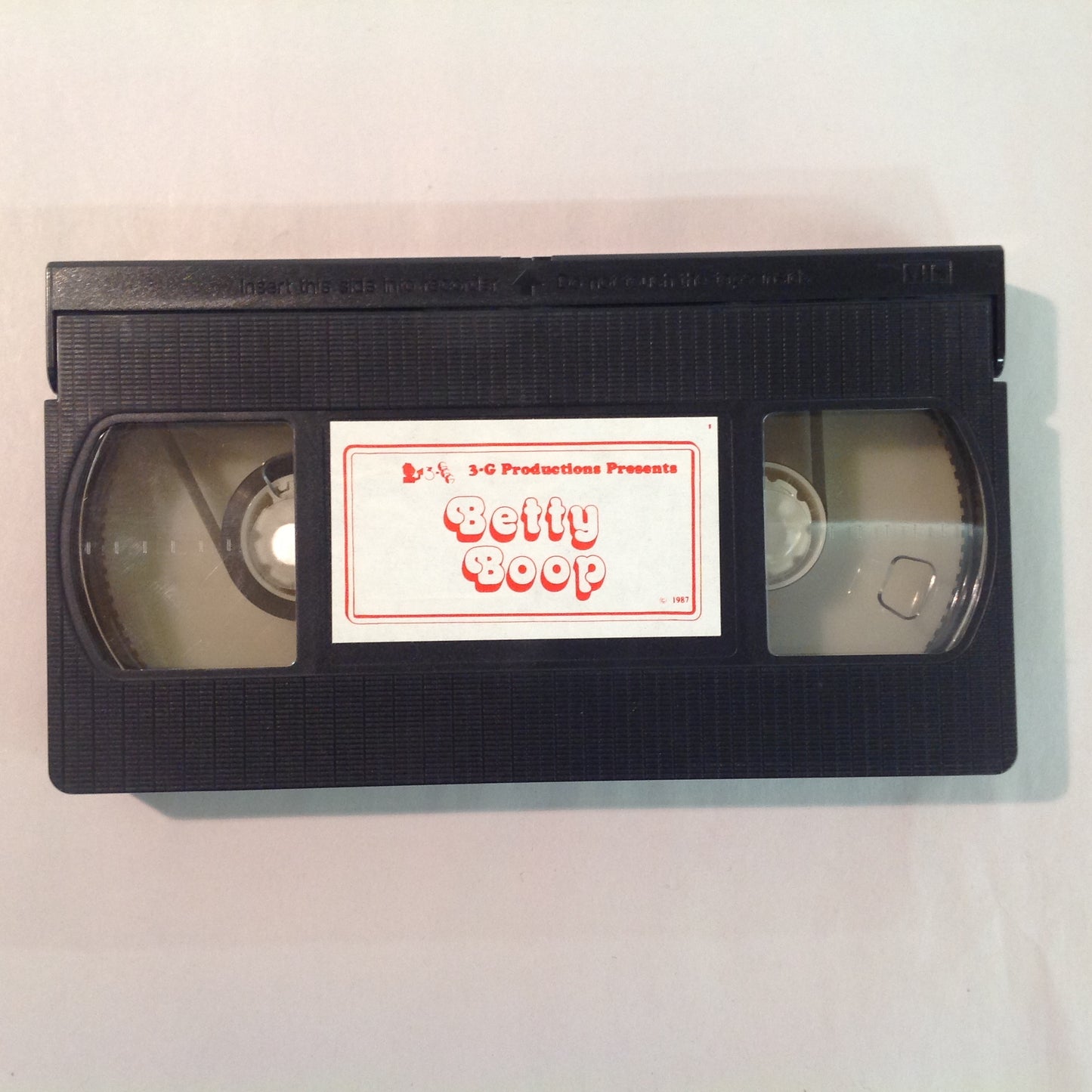 Vintage 1987 3-G Home Video VHS Cassette Children's Classical Cartoons: Betty Boop 4 Fully Animated Cartoons