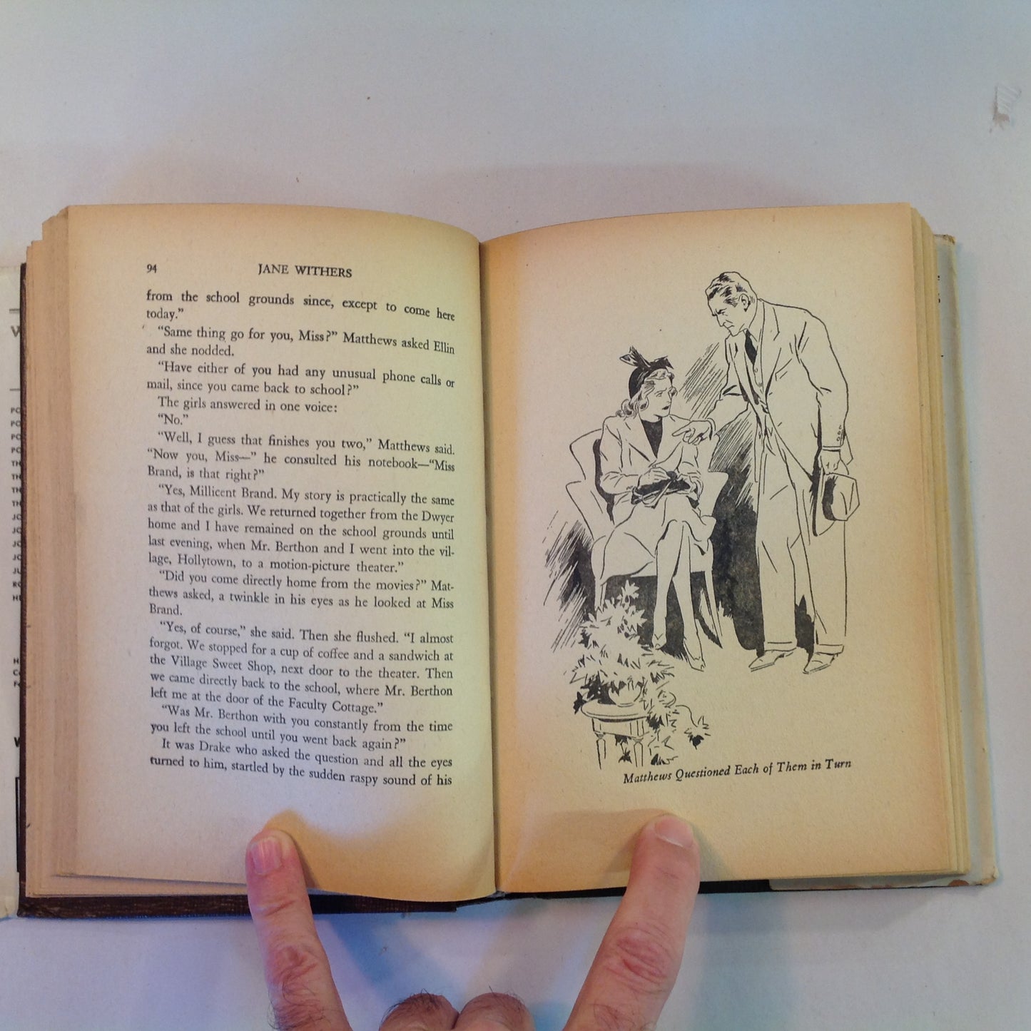 Vintage 1942 Hardcover Jane Withers and the Hidden Room Eleanor Packer Authorized Edition
