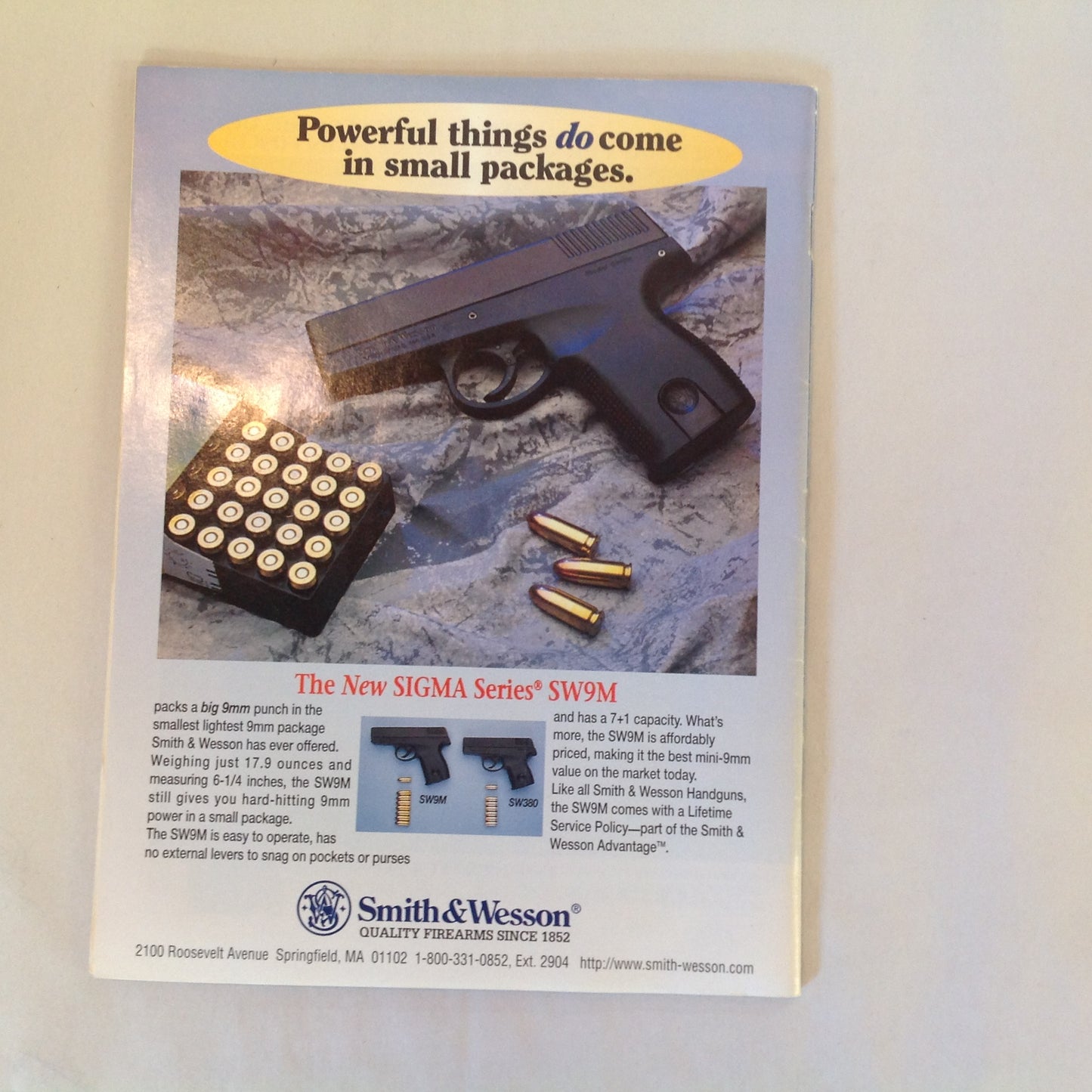 Vintage Dec 1996 Guns & Ammo Magazine All About Pocket Pistols