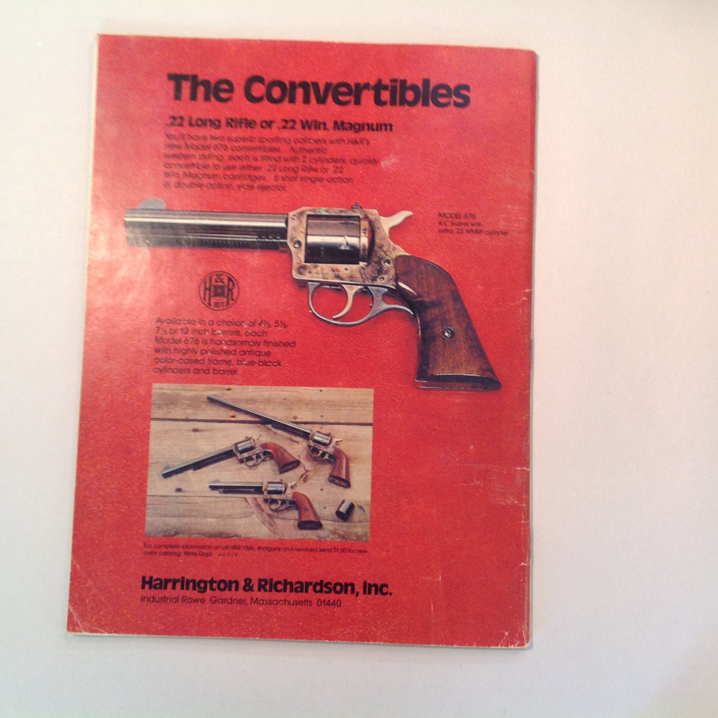 Vintage Mar/Apr 1979 The American Handgunner Magazine IPS National Championships IHMS 1978 Internationals Single Action Revolvers Colt's S.A.A. William B Ruger Interview