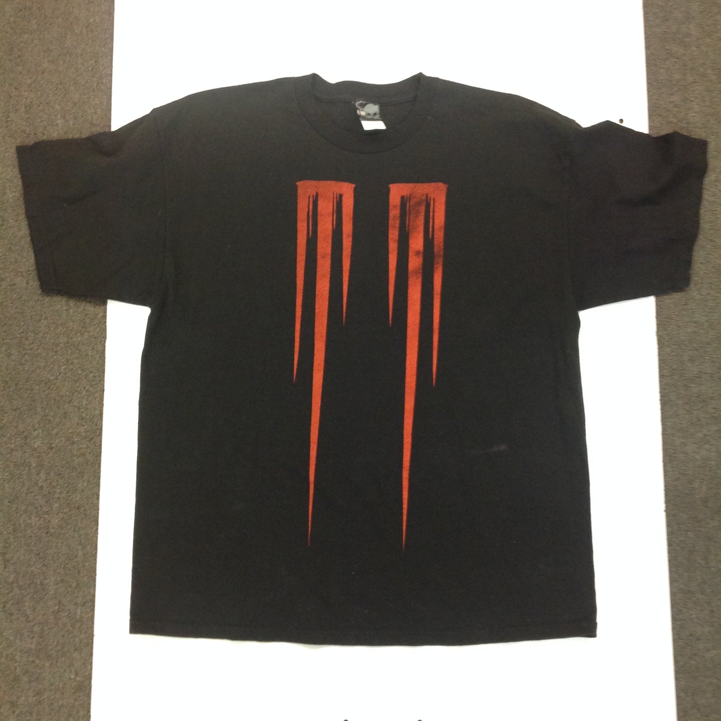 2007 Marilyn Manson North American Tour Black 2XL Short Sleeve Logo T-Shirt