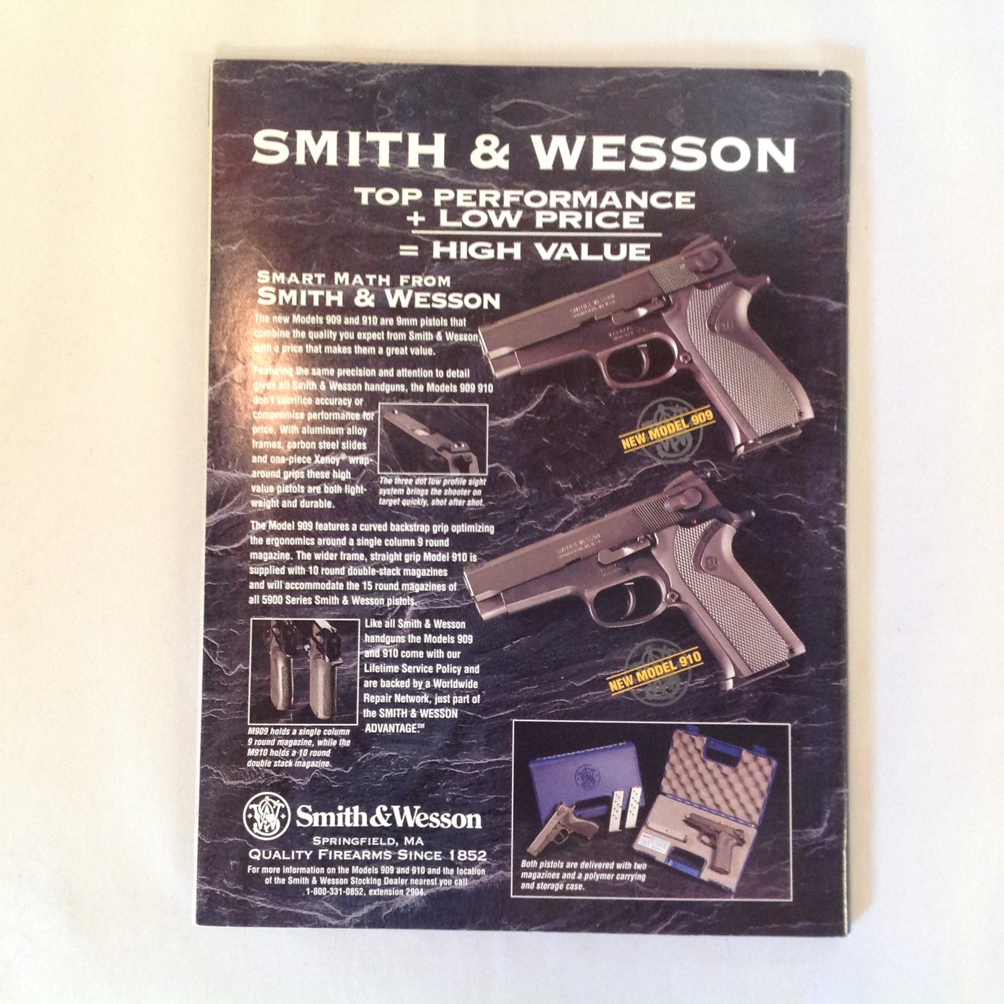 Vintage Oct 1995 Guns & Ammo Magazine Special Handgun Issue