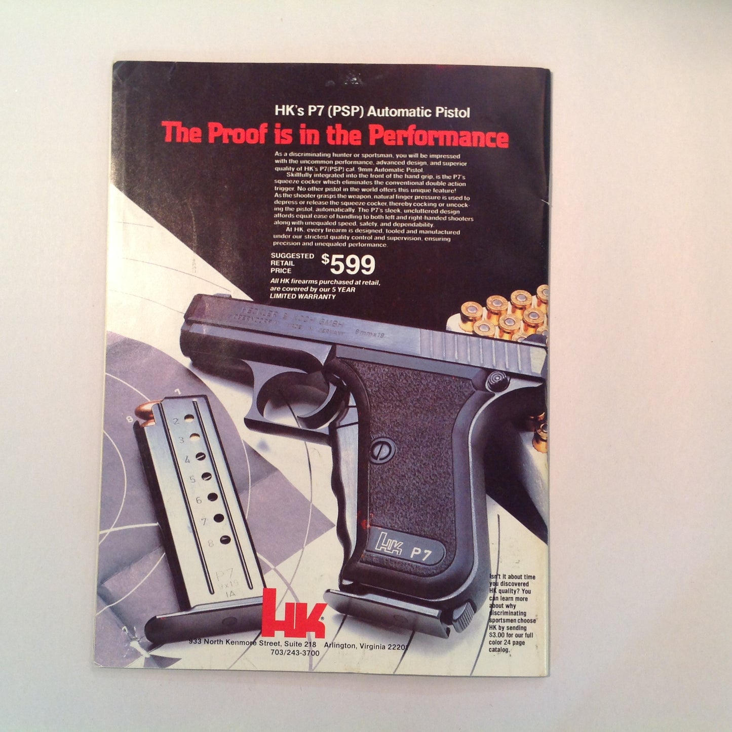 Vintage Sep/Oct 1984 American Handgunner Magazine Nick Pruitt Wins Steel Challenge 1984 Comp Guns Gammon .38 Super Danish Precision: Enter the Agner