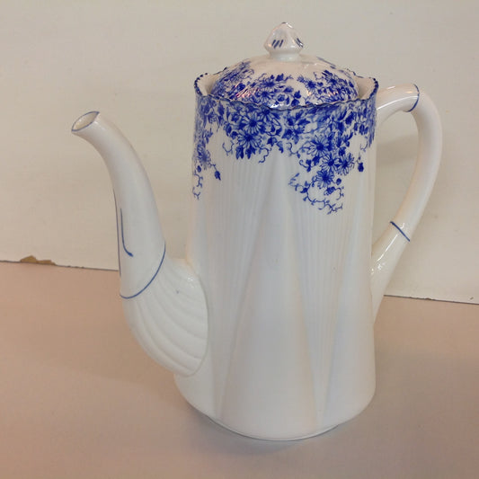 Antique Shelley Dainty Blue Coffee Pot