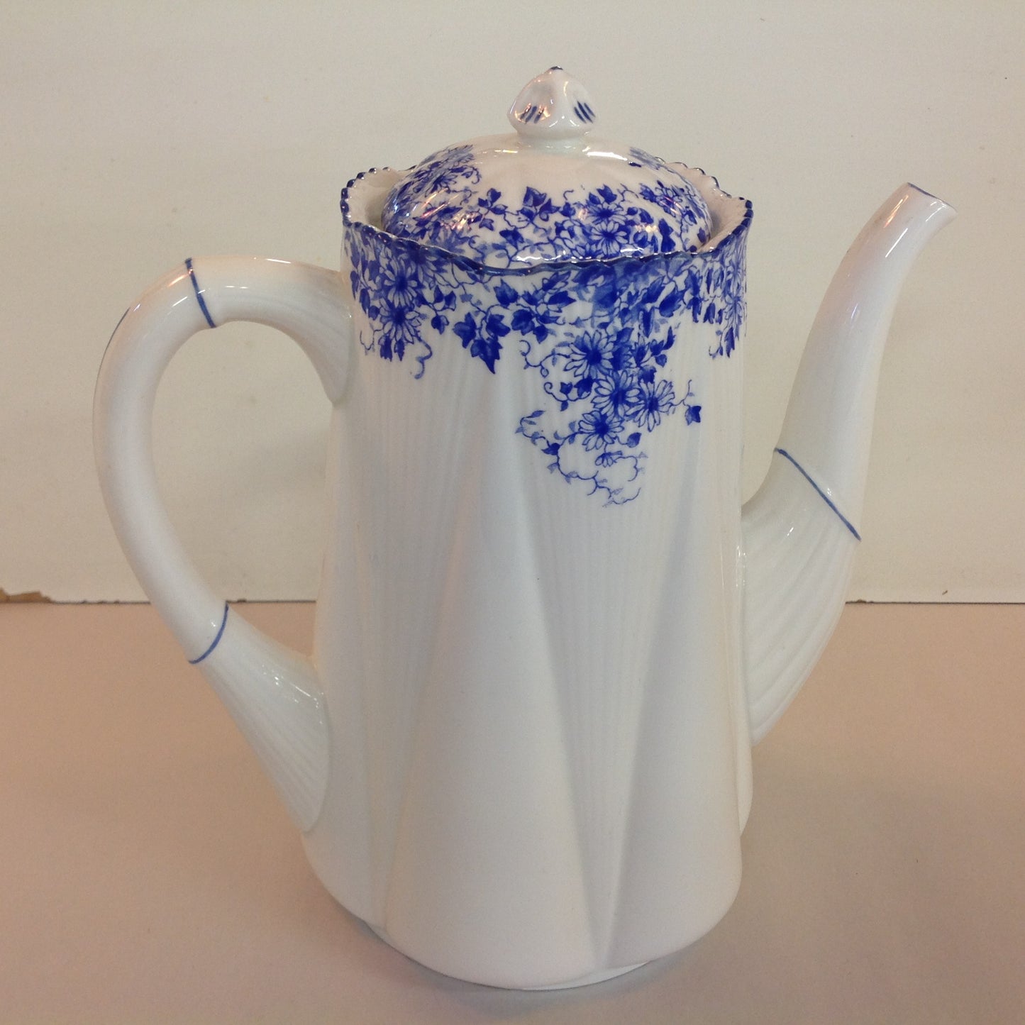 Antique Shelley Dainty Blue Coffee Pot