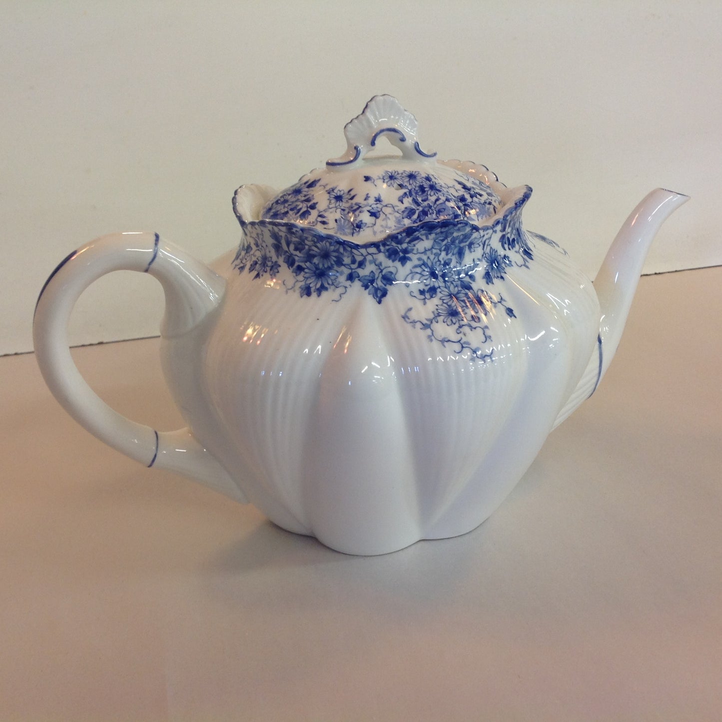 Antique Shelley Dainty Blue Teapot