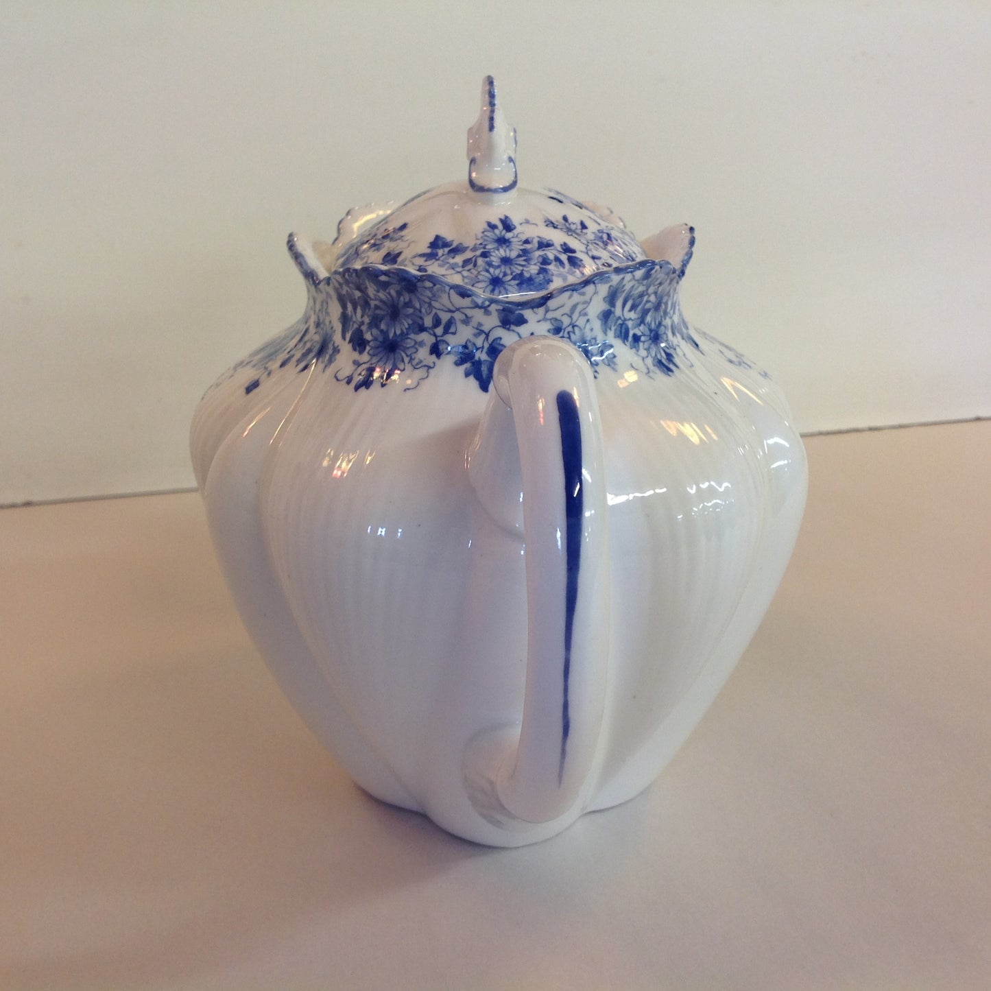 Antique Shelley Dainty Blue Teapot