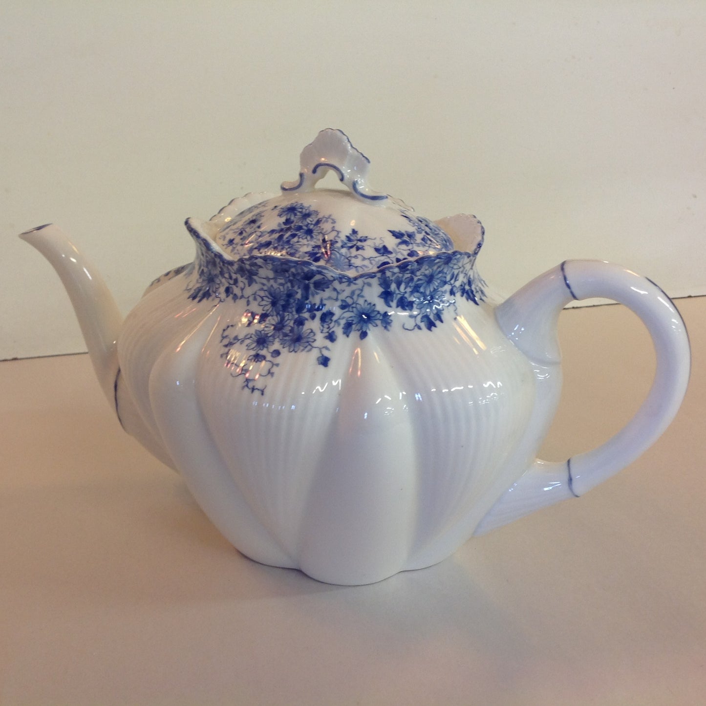 Antique Shelley Dainty Blue Teapot