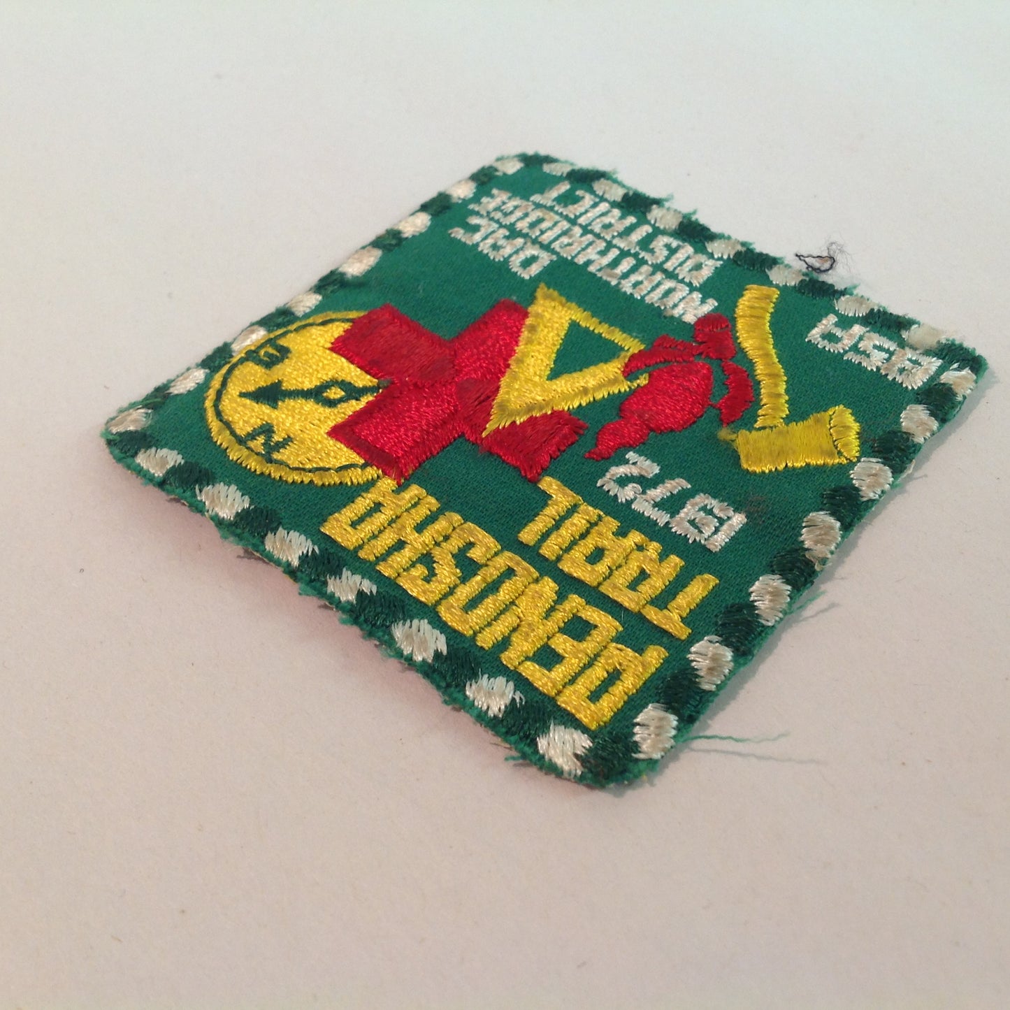 Vintage BSA Boys Scouts of America Patch Penosha Trail 1972 Northridge District DAC