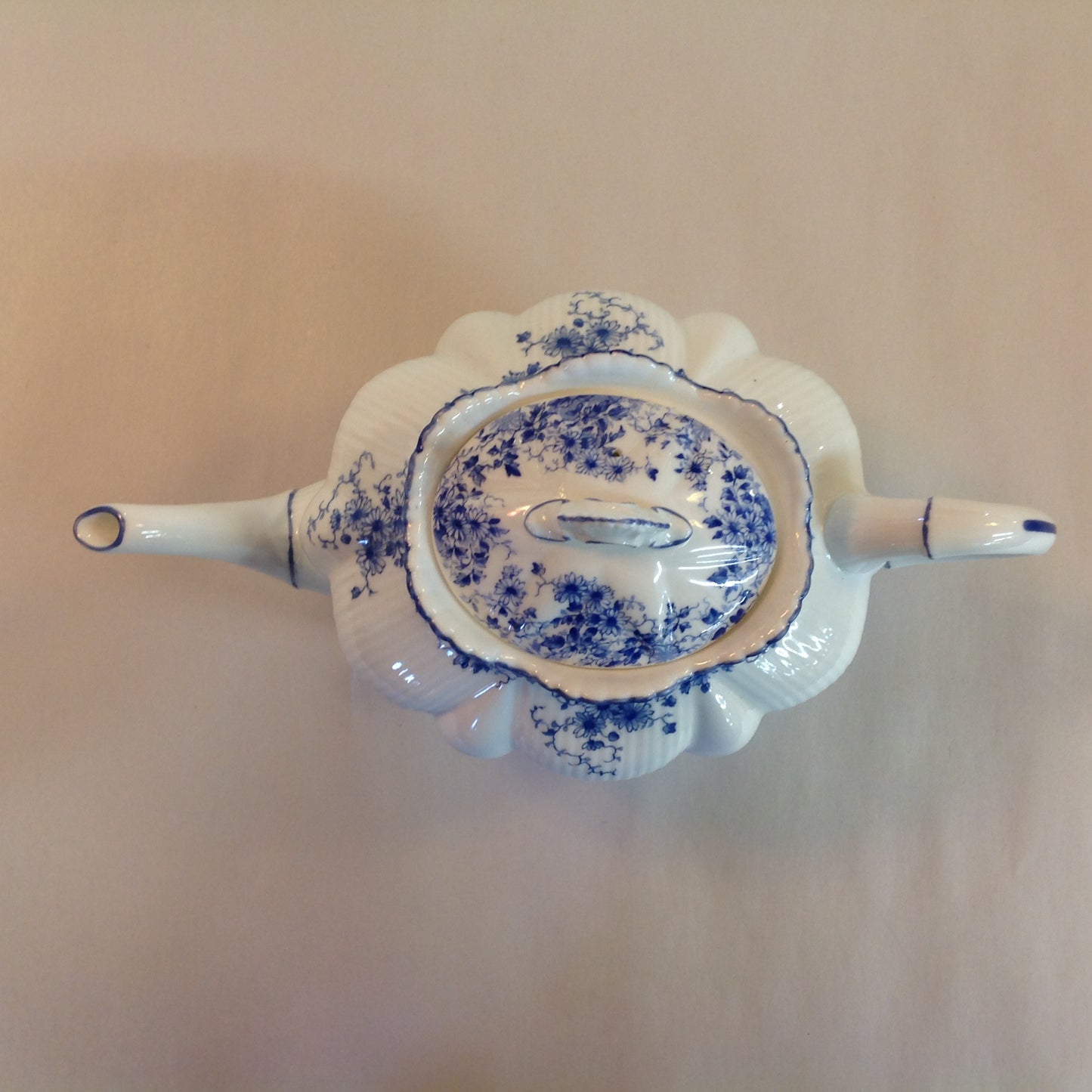 Antique Shelley Dainty Blue Teapot