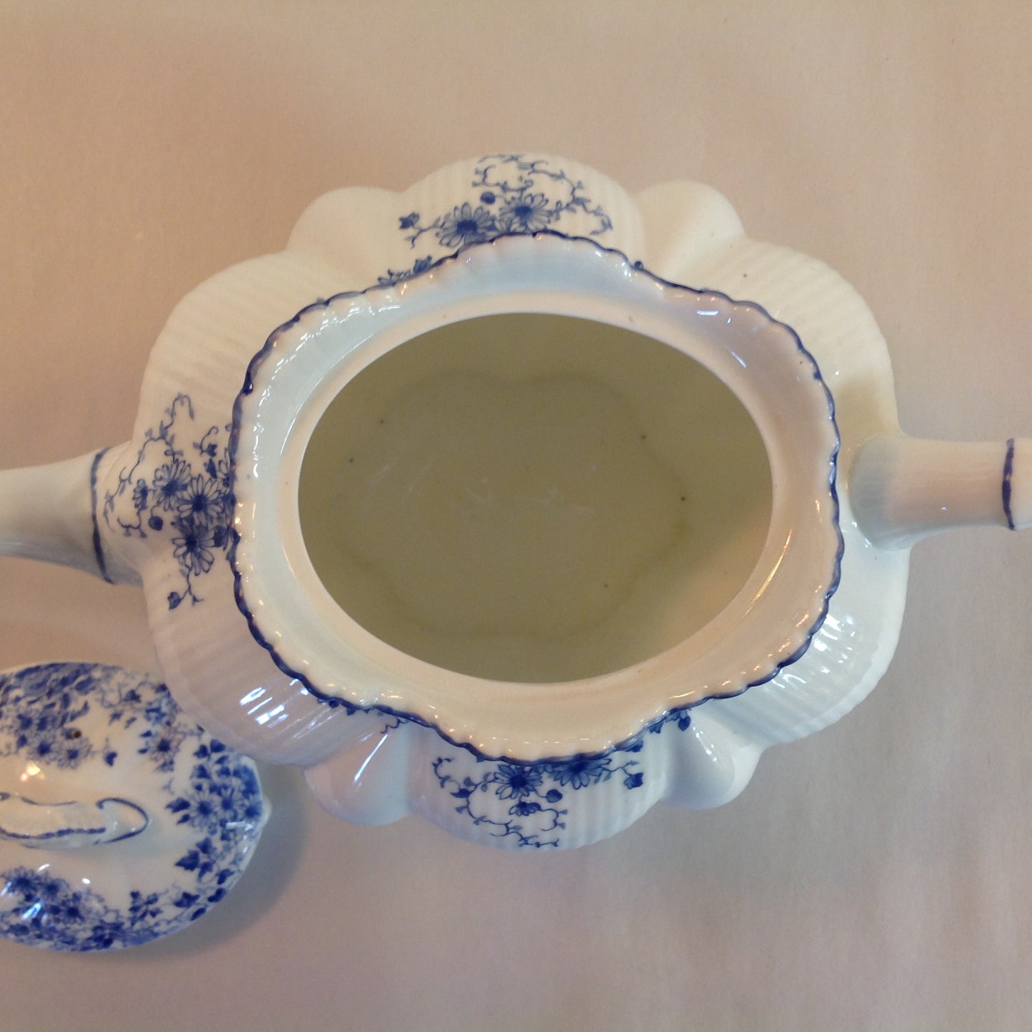 Antique Shelley Dainty Blue Teapot