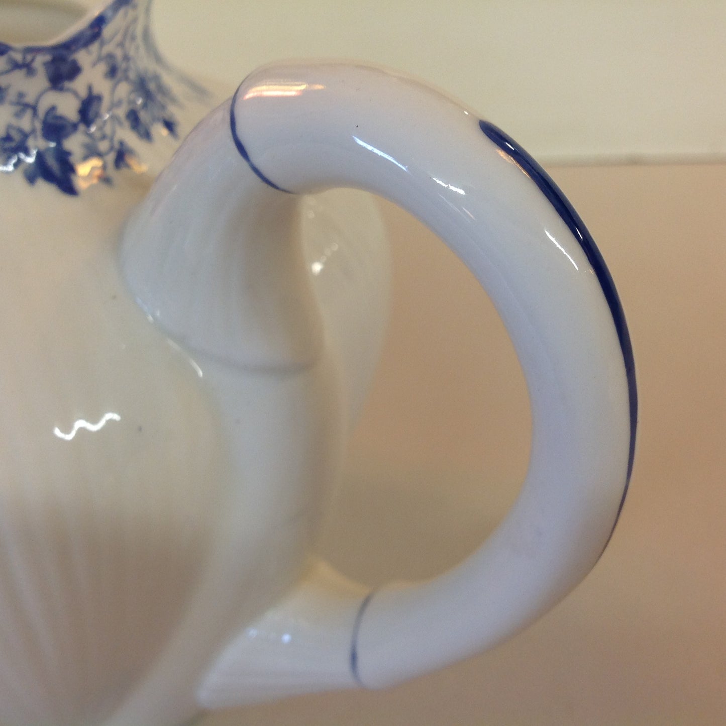 Antique Shelley Dainty Blue Teapot