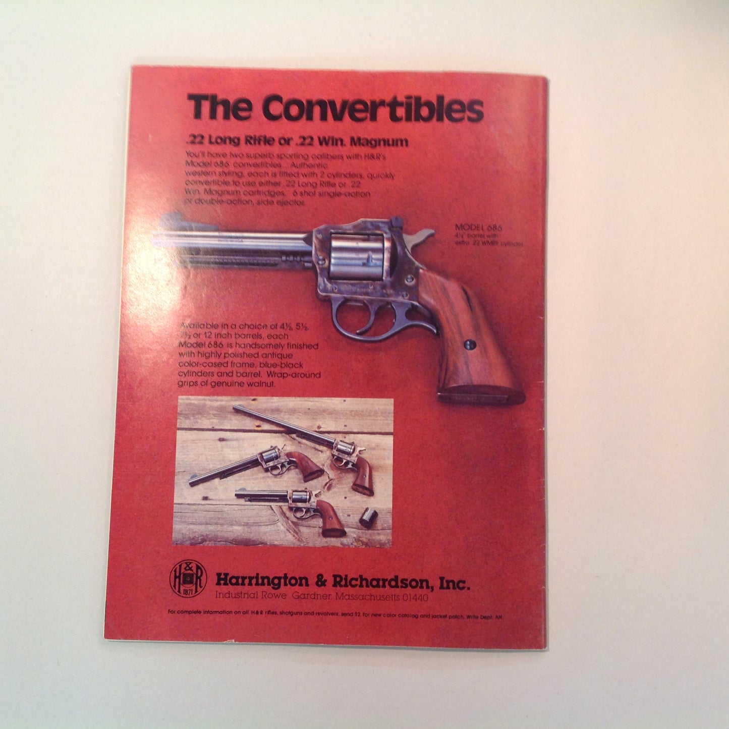 Vintage Sep/Oct 1981 American Handgunner Magazine Police Features Dan Wesson's .44 Magnum Charter's .38