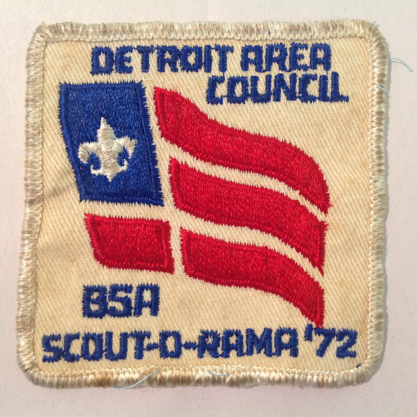 Vintage BSA Boys Scouts of America Patch Scout-O-Rama '72 Detroit Area Council