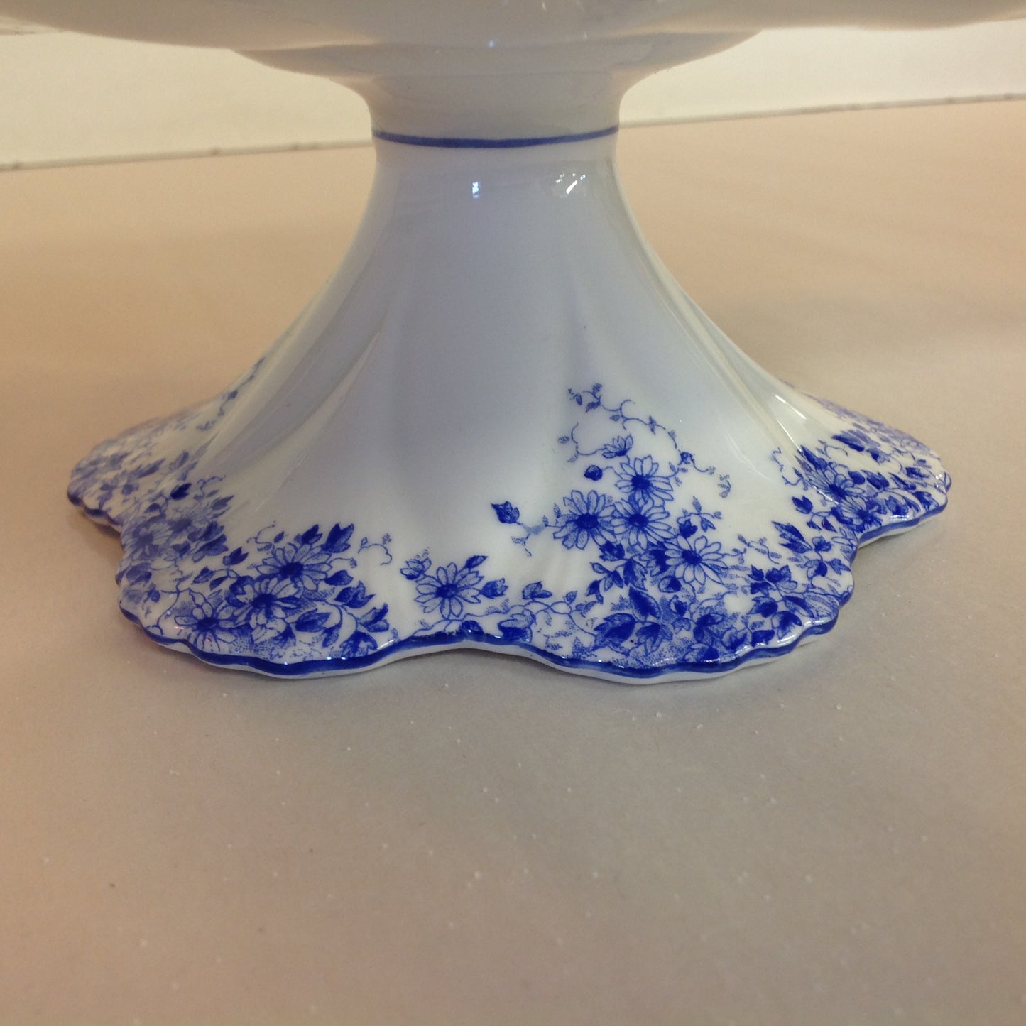 Antique Shelley Dainty Blue Cake Stand Plate