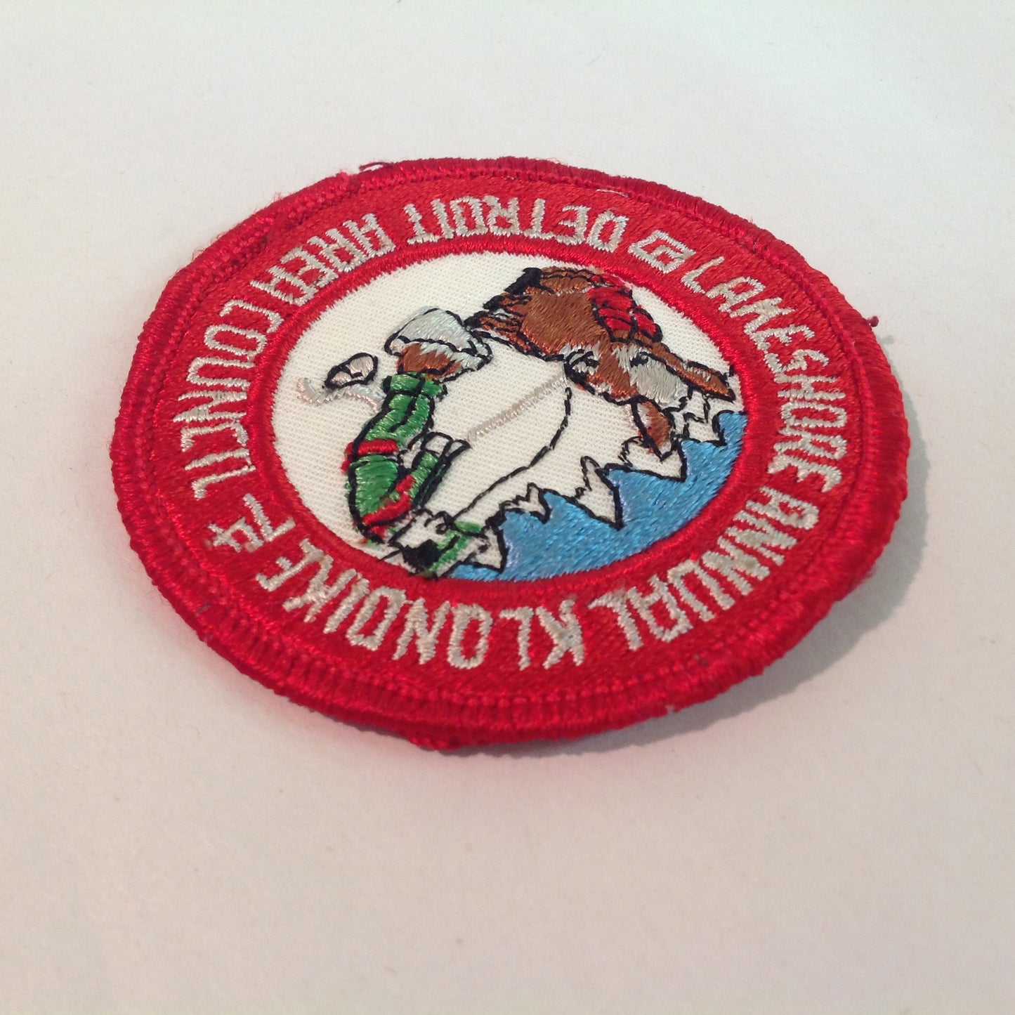 Vintage BSA Boy Scouts America Patch 1974 Lakeshore Annual Klondike Detroit Area DAC