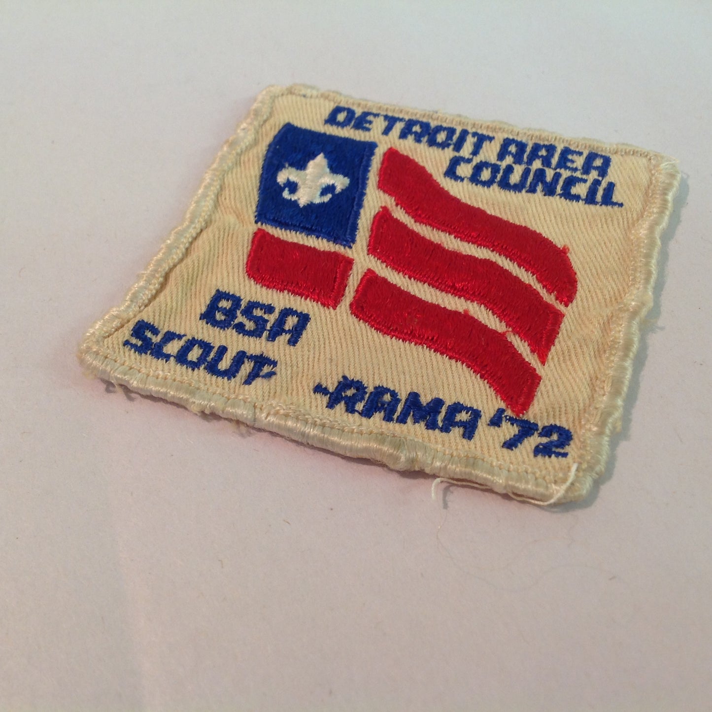 Vintage BSA Boys Scouts of America Patch Scout-O-Rama '72 Detroit Area Council