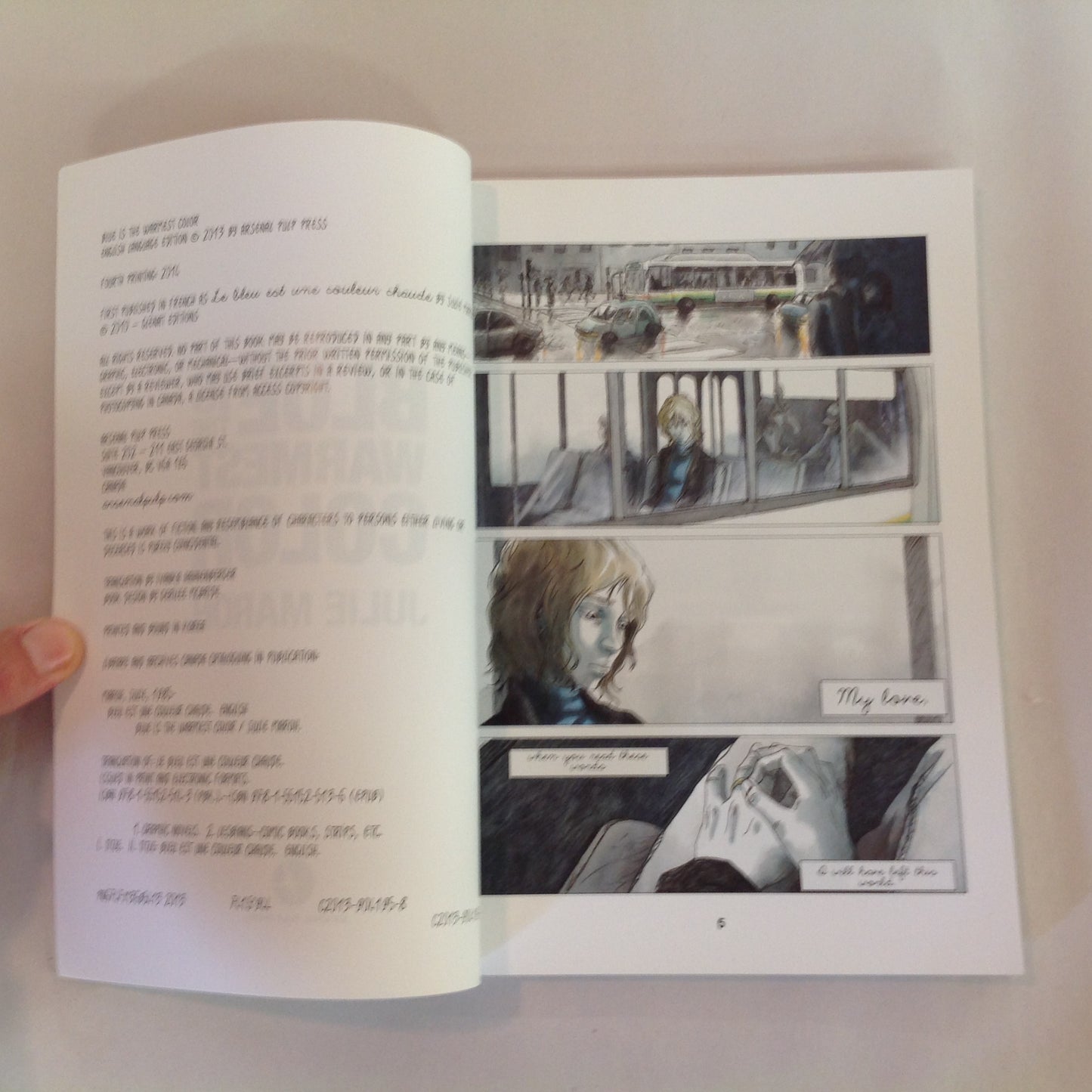 2014 Trade Paperback Blue is the Warmest Color Julie Maroh Graphic Novel