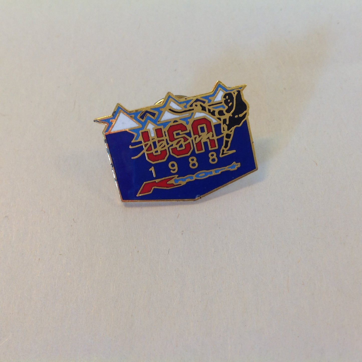 K-Mart 1988 Seoul Korea Summer Olympics XXIV Olympiad Team USA Pin Logo