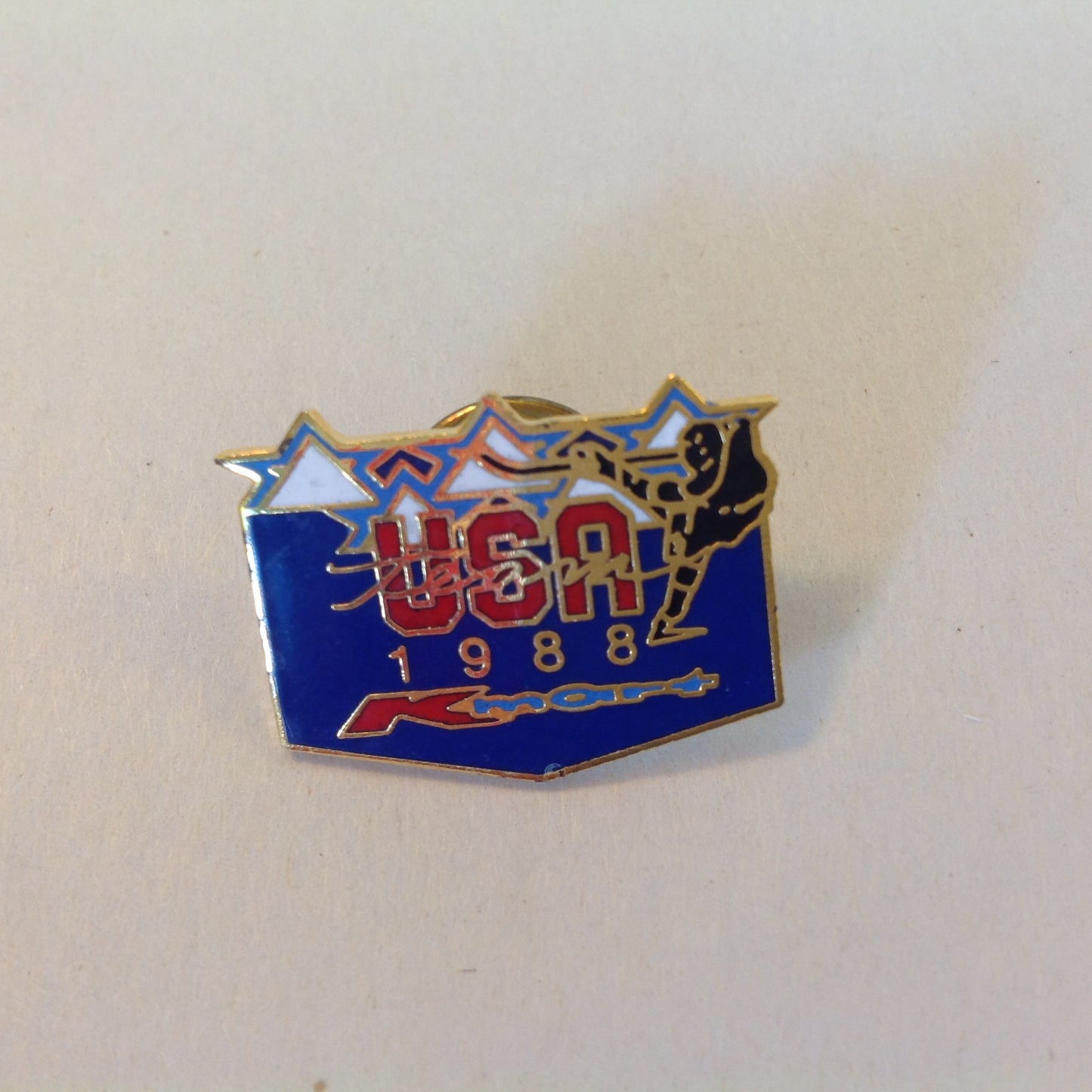 K-Mart 1988 Seoul Korea Summer Olympics XXIV Olympiad Team USA Pin Logo