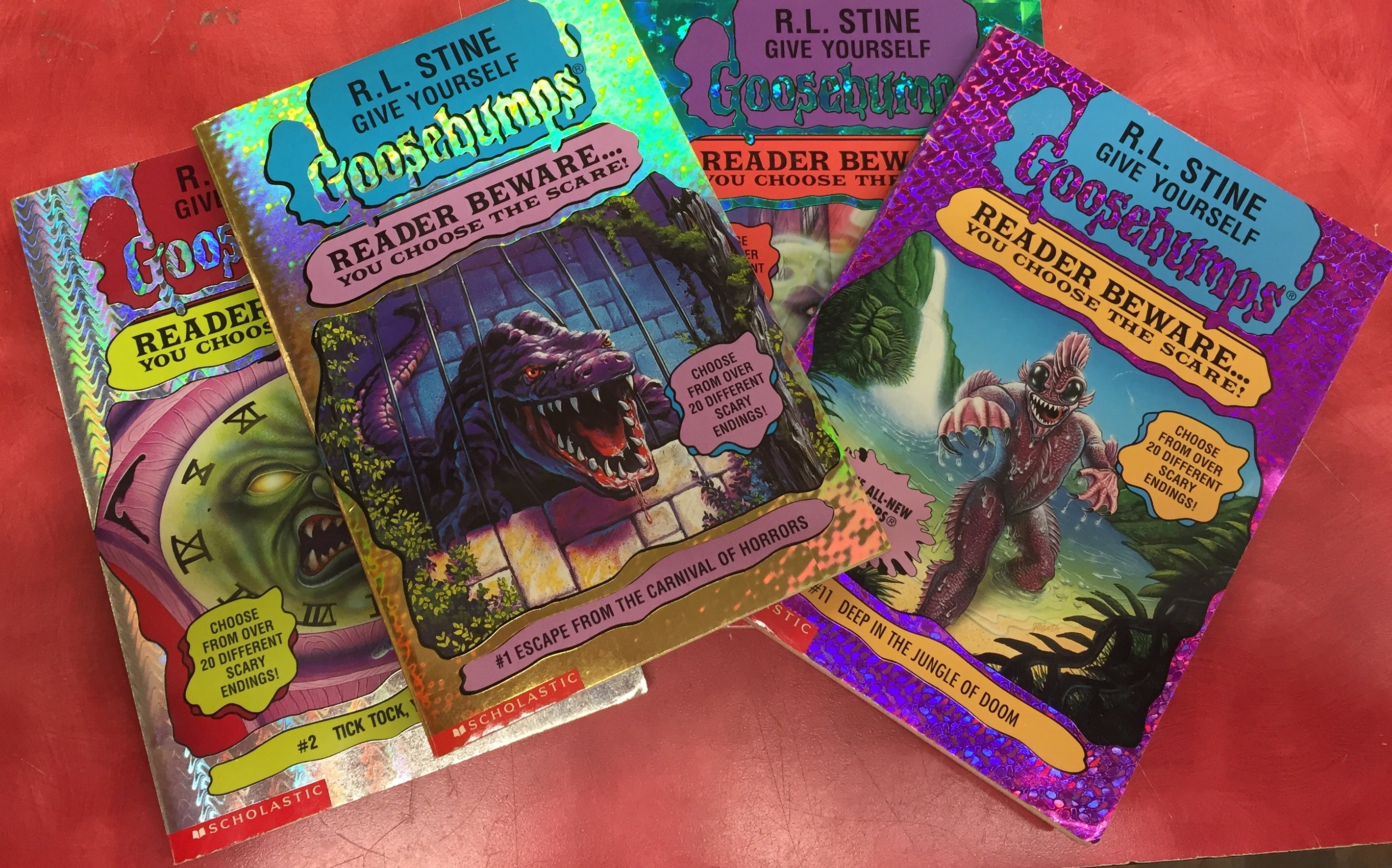 Vintage Scholastic buy Goosebumps Scare Pack #4 W/ Costume Accessories & Book New