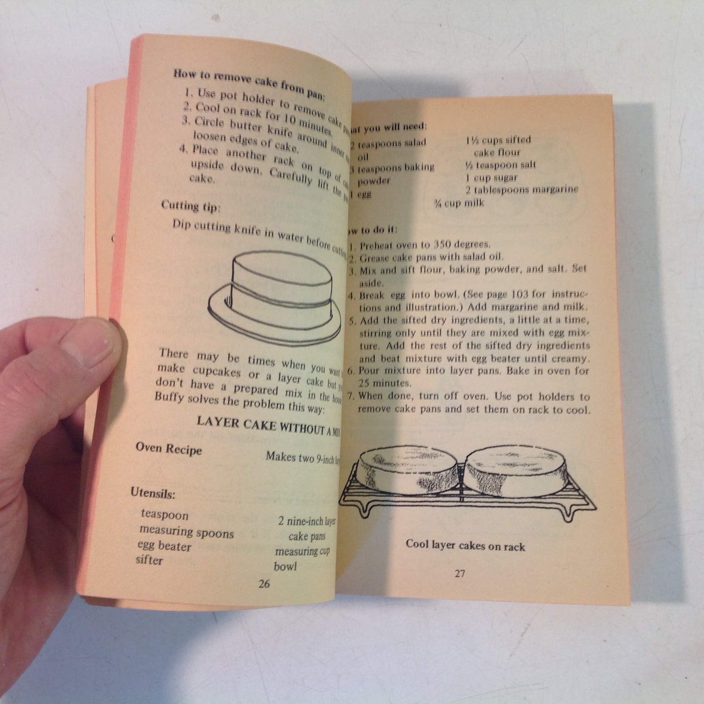 Vintage 1971 Mass Market Paperback Buffy's Cookbook Jody Cameron Celebrity Kitchen Berkley Books First Edition