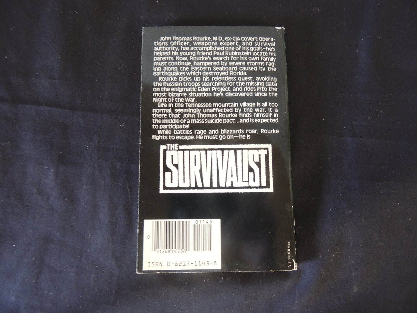 Vintage 1983 Mass Market Paperback The Survivalist #5 The Web Jerry Ahern