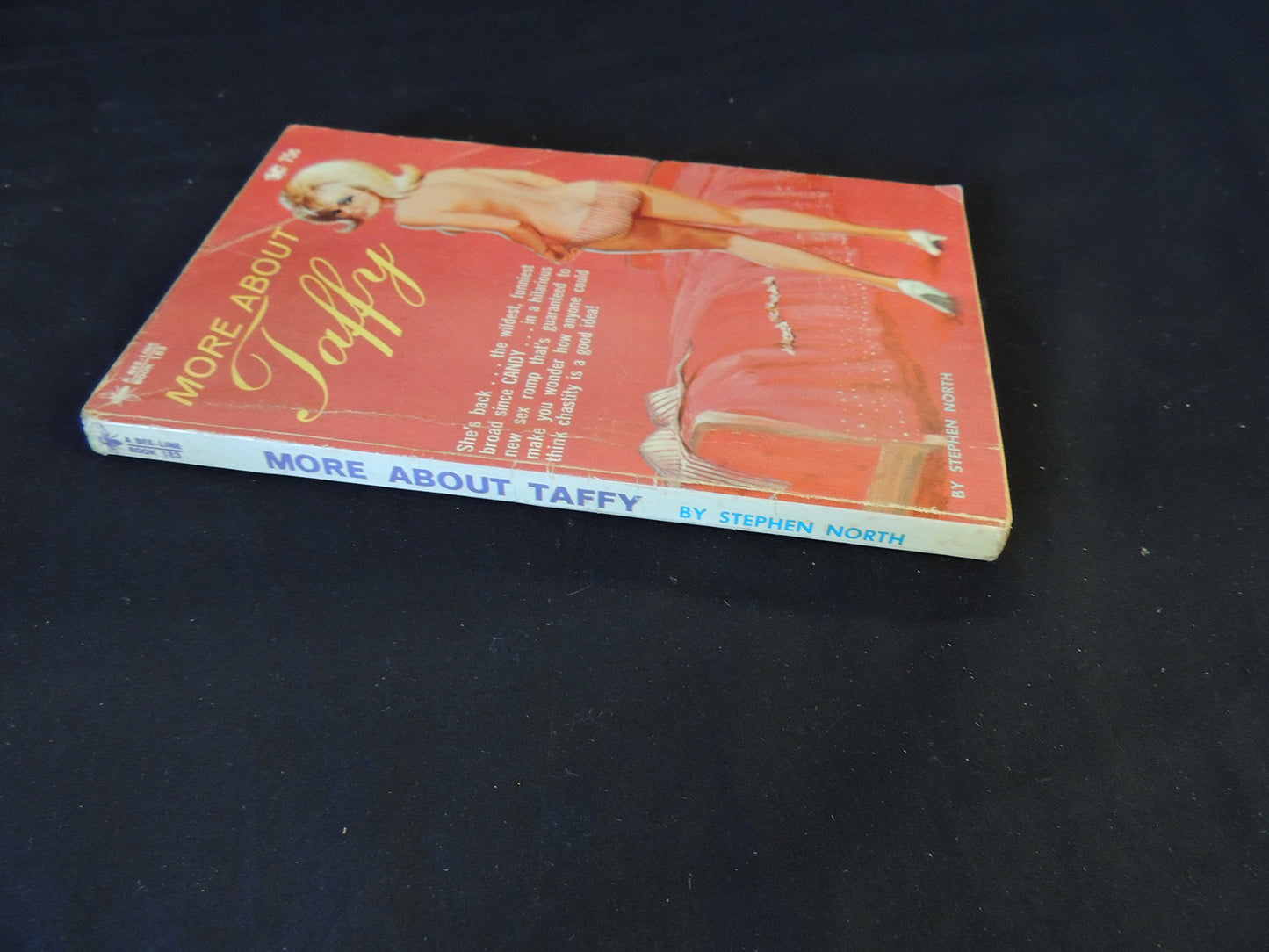 Vintage 1967 Mass Market Paperback More About Taffy Stephen North Bee-Line Books First Edition