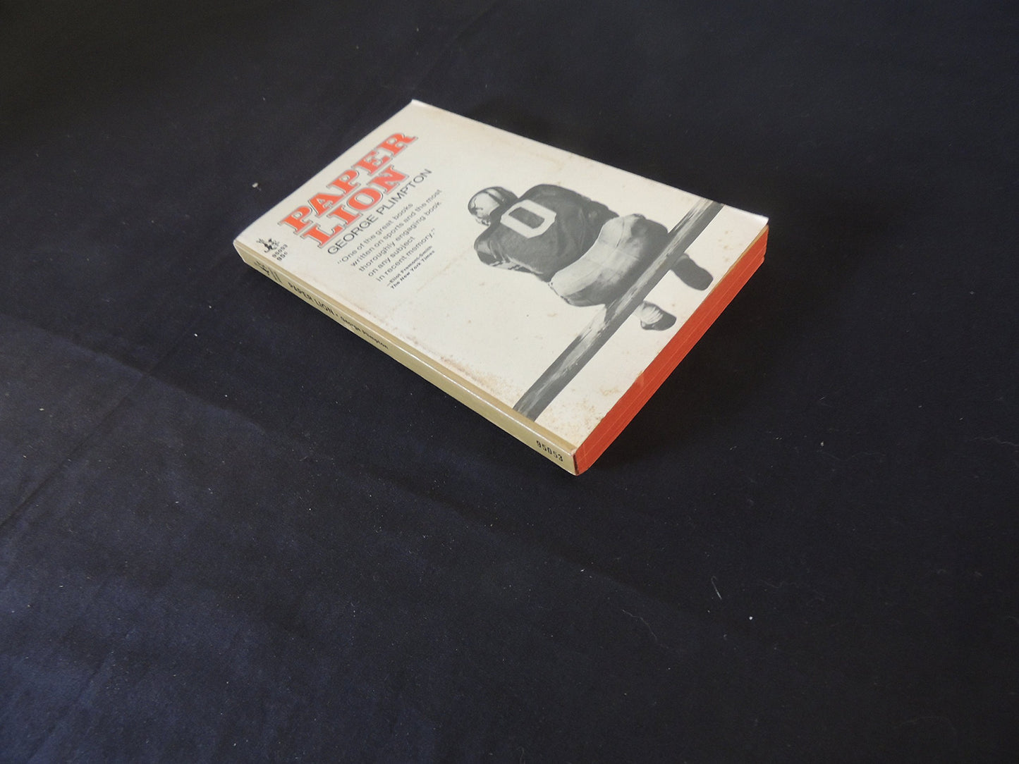 Vintage 1967 Mass Market Paperback Paper Lion George Plimpton Pocket Books First Edition