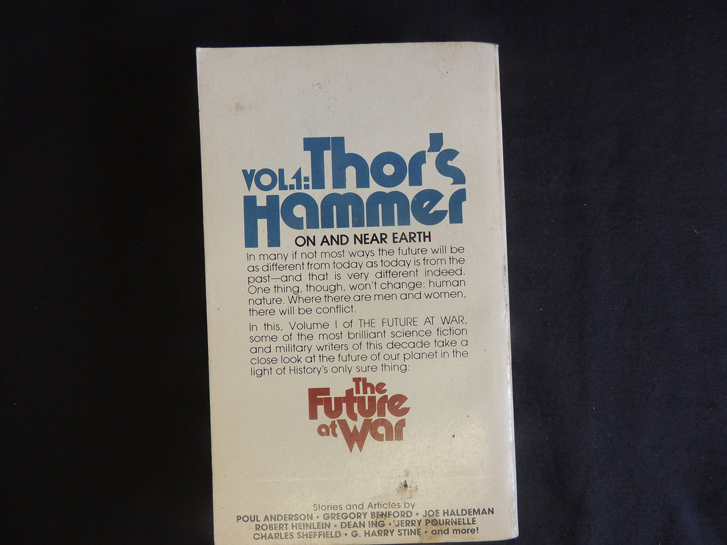 Vintage 1979 Mass Market Paperback The Future At War Vol 1: Thor's Hammer Reginald Bretnor, Ed.