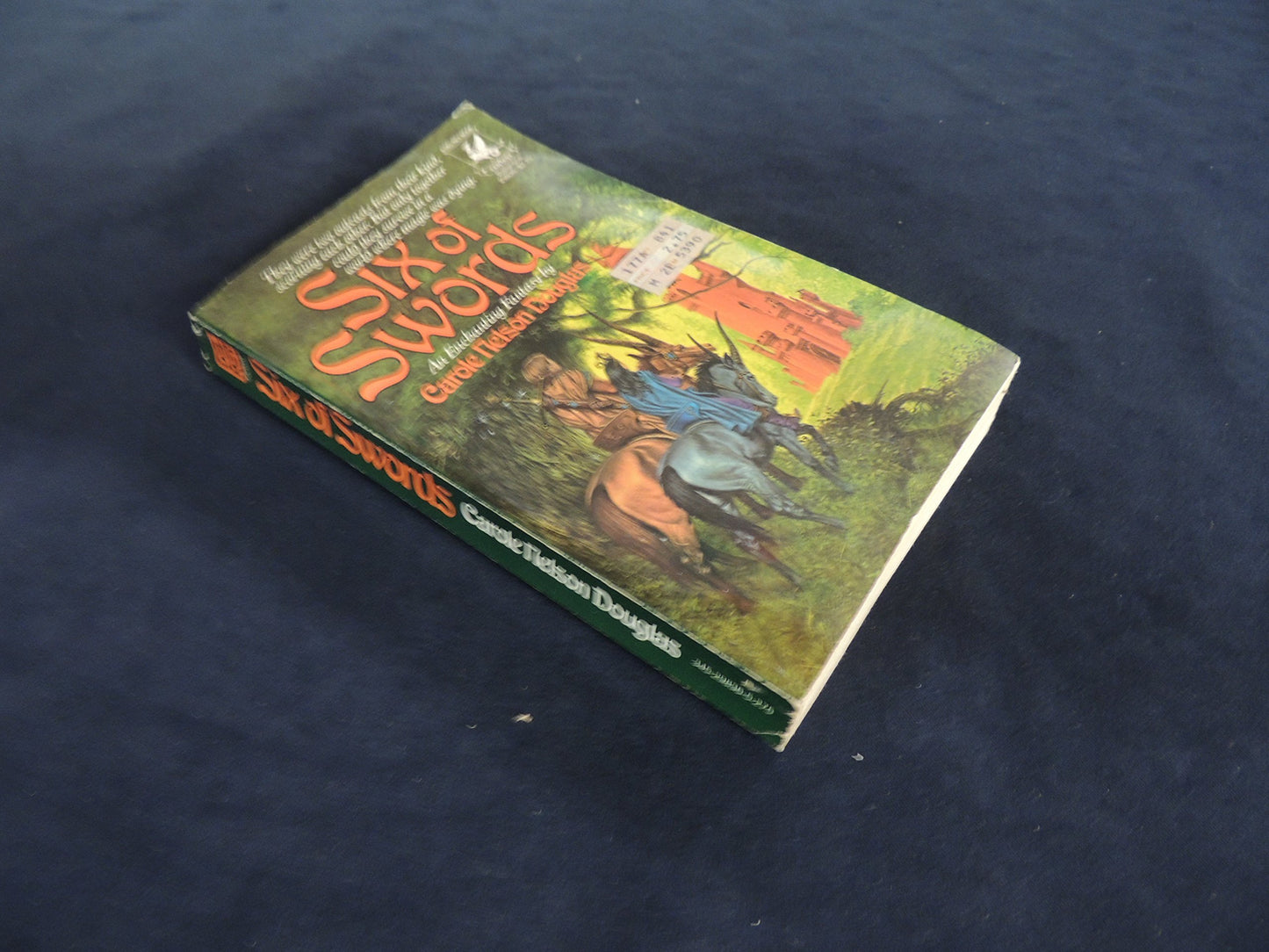 Vintage 1982 Mass Market Paperback Six of Swords Carole Nelson Douglas Del Rey Ballantine First Printing