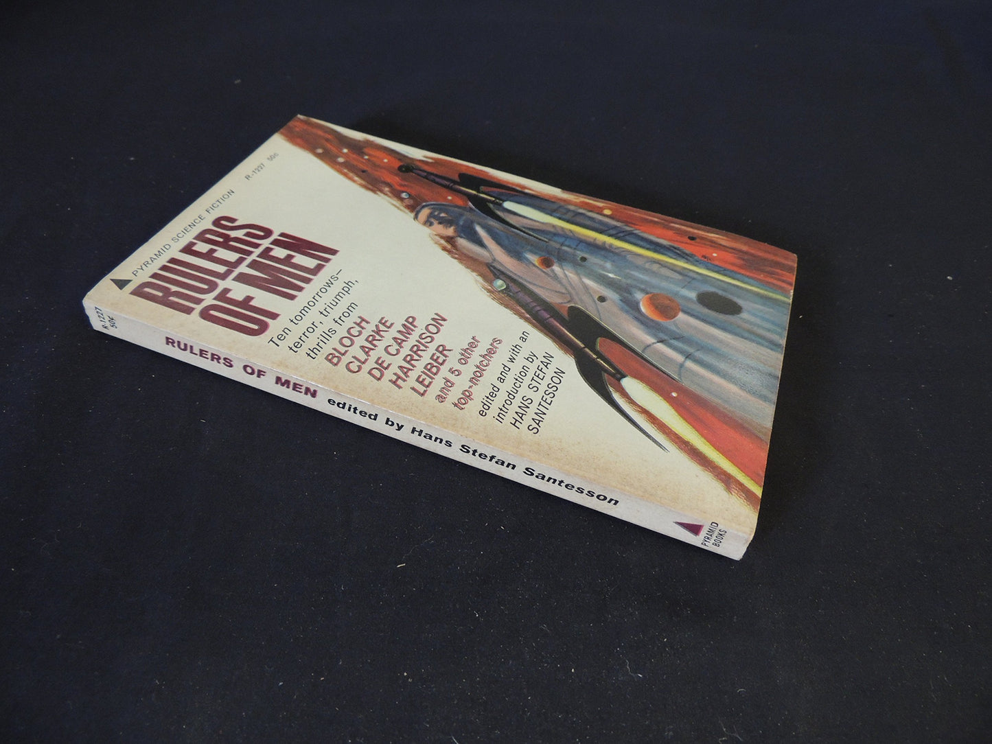 Vintage 1965 Mass Market Paperback Rulers of Men Hans Stefan Santesson Editor Pyramid First Edition