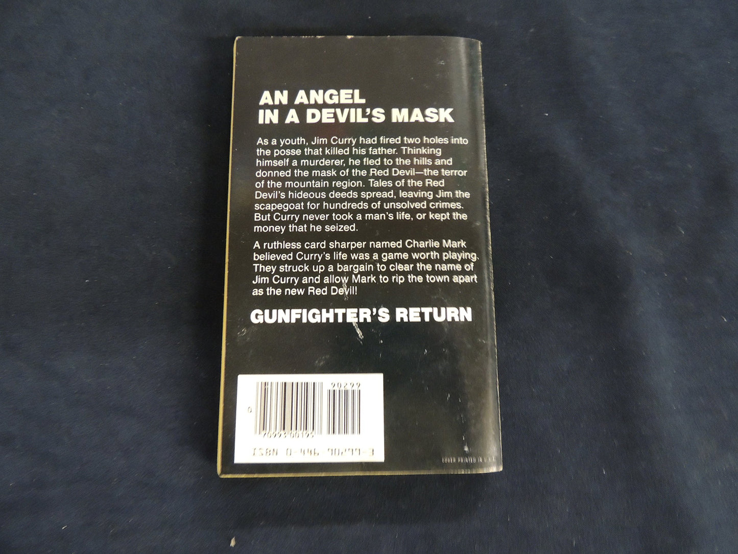 Vintage 1980 Mass Market Paperback Gunfighter's Return Max Brand Warner Books First Printing
