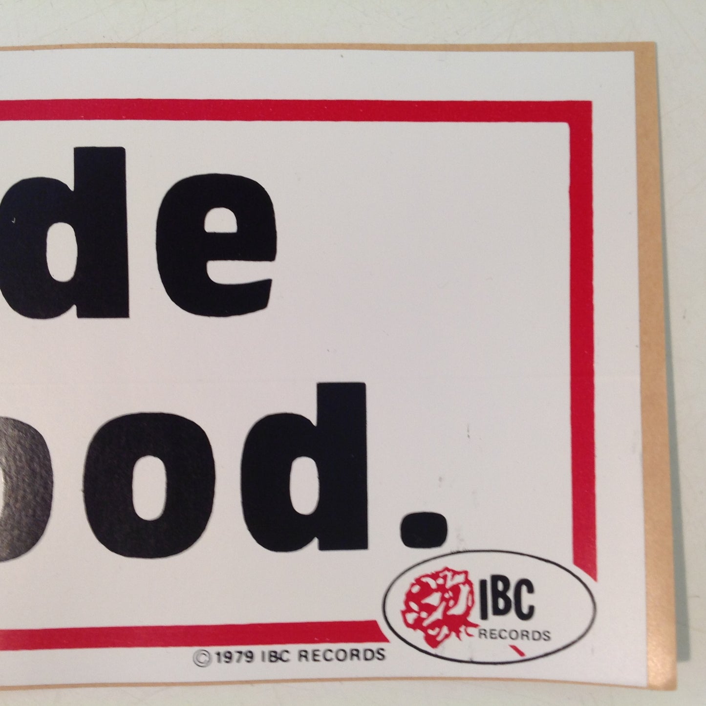 Vintage 1979 Bumper Sticker Bobby (Sofine) Butler Novelty Song Cheaper Crude or No More Food