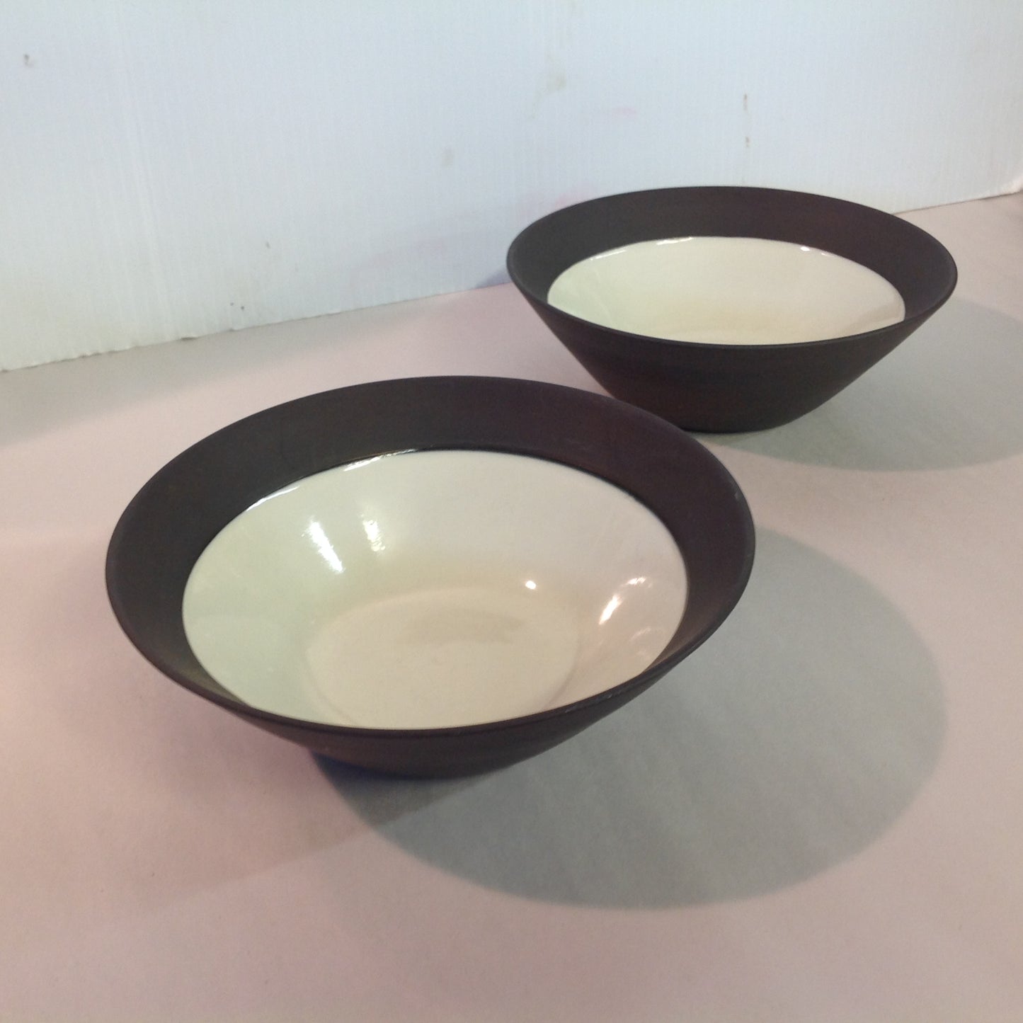 Vintage 1980's DANSK IHQ Flamestone Chocolot Brown Bowl