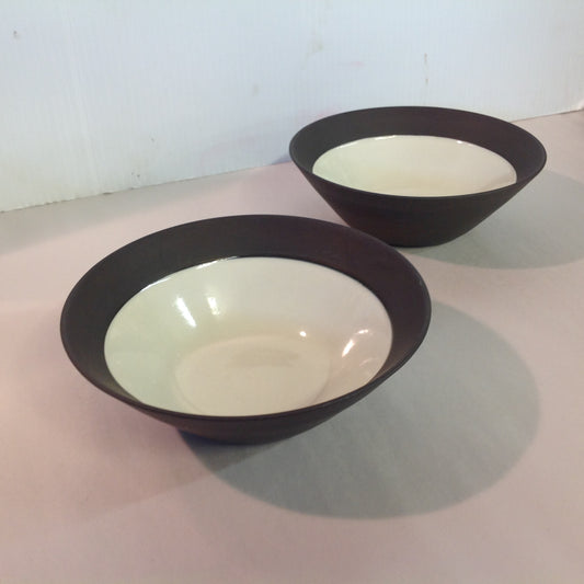 Vintage 1980's DANSK IHQ Flamestone Chocolot Brown Bowl