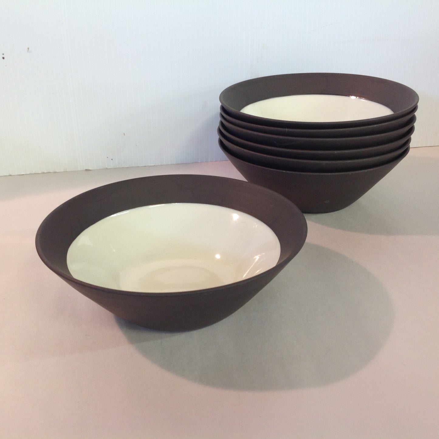 Vintage 1980's DANSK IHQ Flamestone Chocolot Brown Bowl