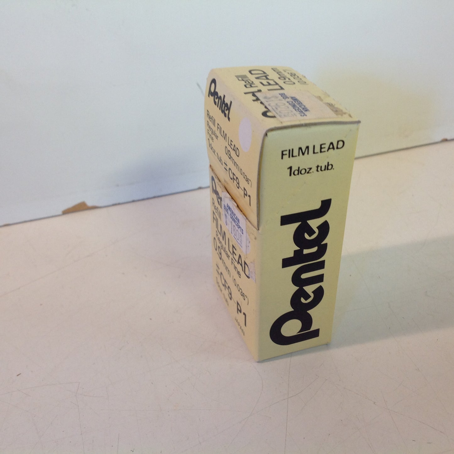 Vintage 1990's Pentel Mechanical Pencil NOS Refill Film Lead Regular Fine 0.9 mm #CF9-P1 Box of 12