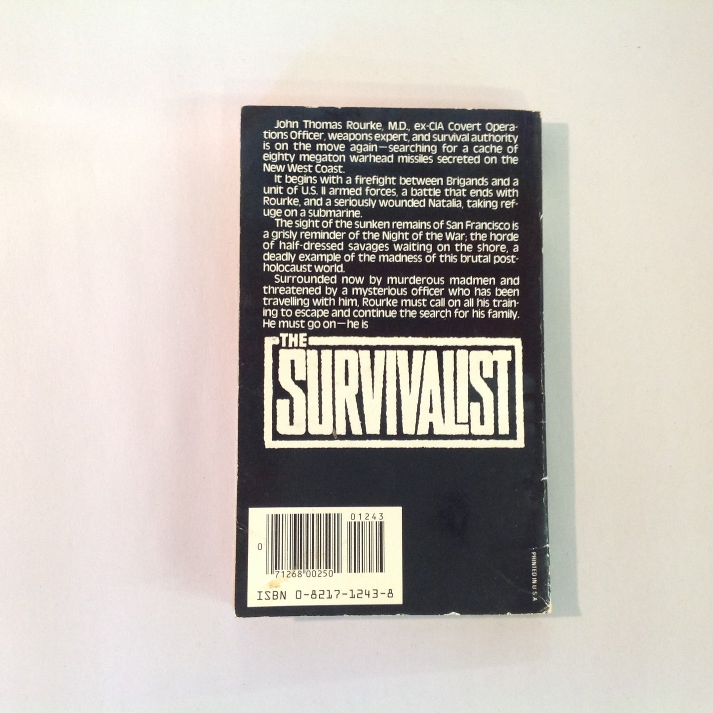 Vintage 1983 Mass Market Paperback THE SURVIVALIST #6: The Savage Horde