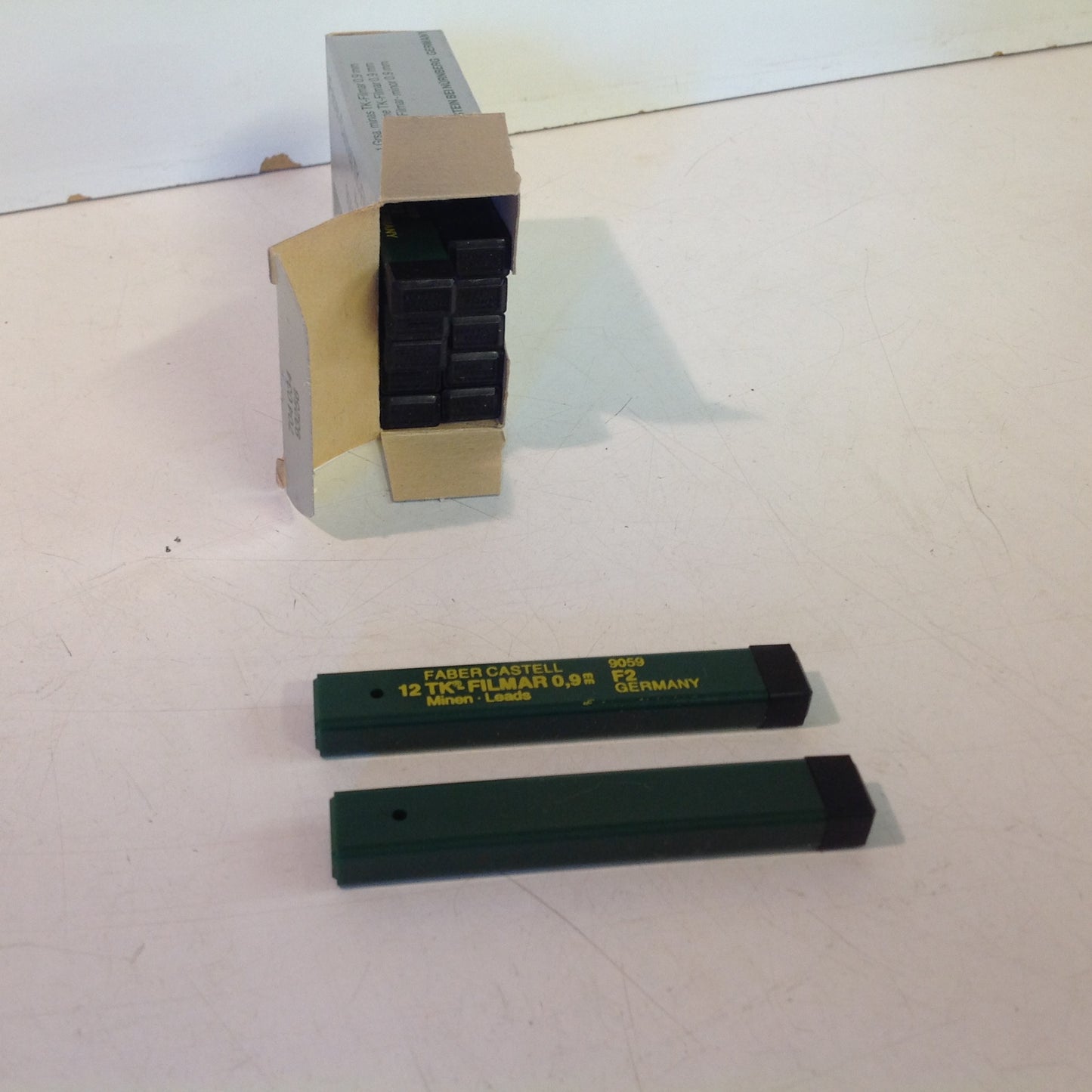 Vintage 1990's Faber-Castell Mechanical Pencil NOS Refill Lead TK-Minen"B" 0.9 mm 9069 Box of 6