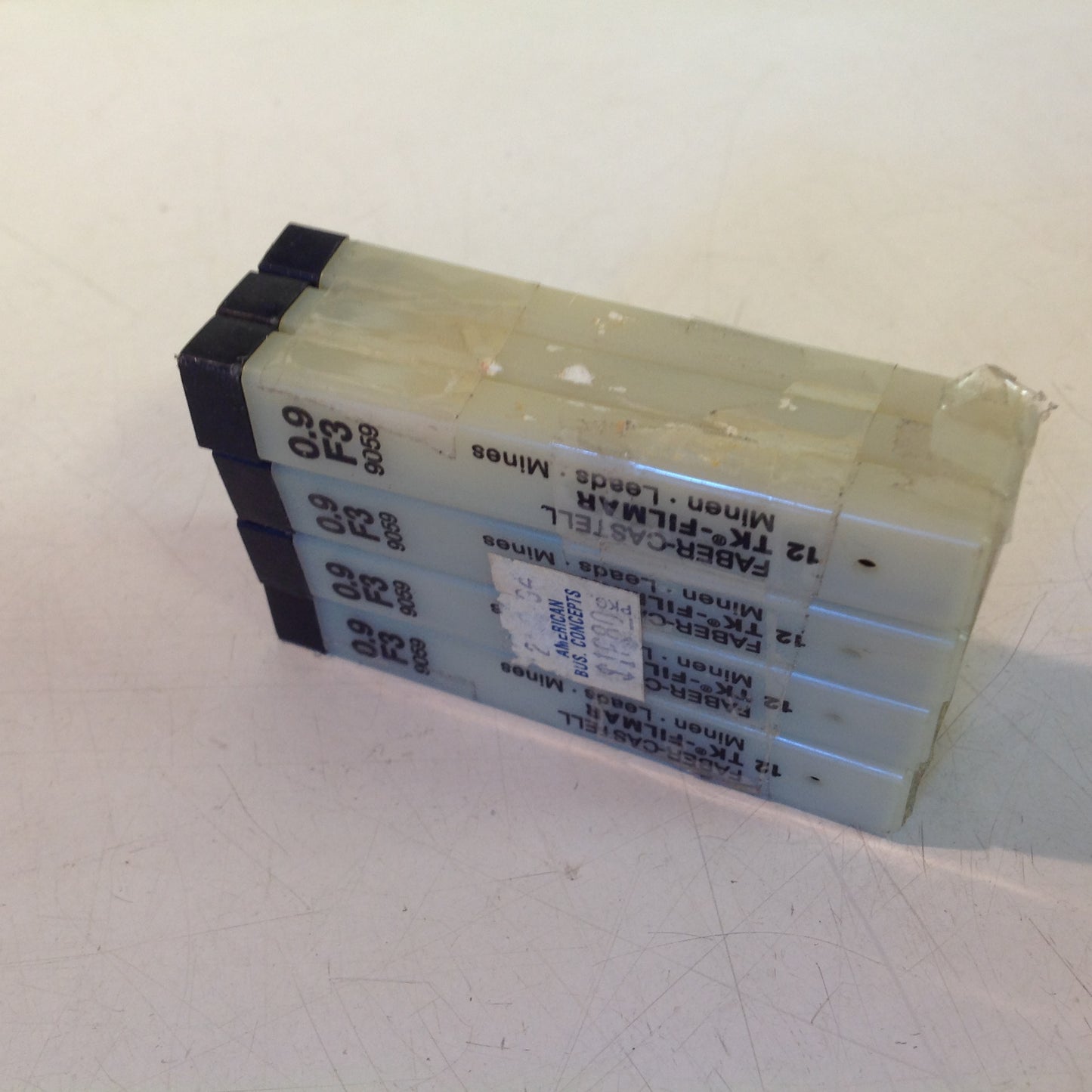 Vintage 1990's Faber-Castell Mechanical Pencil NOS Refill Leads TK-Filmar "F3" 0.9 mm 9069 Pack of 12