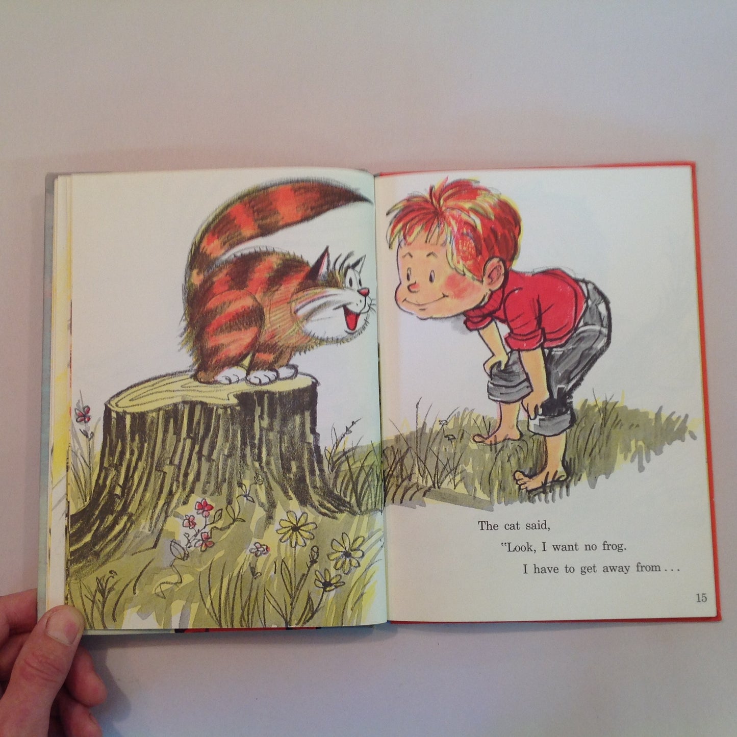 Vintage 1958 Children's Hardcover A FLY WENT BY Mike McClintock Fritz Siebel Dr. Seuss Book Club Ed