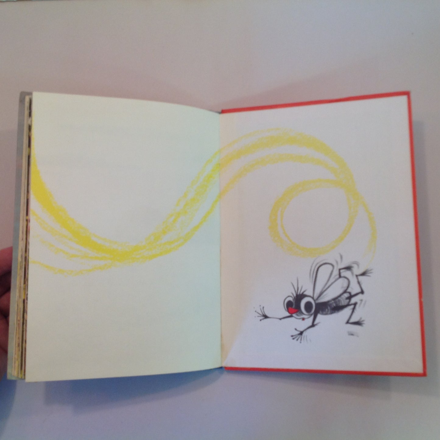 Vintage 1958 Children's Hardcover A FLY WENT BY Mike McClintock Fritz Siebel Dr. Seuss Book Club Ed