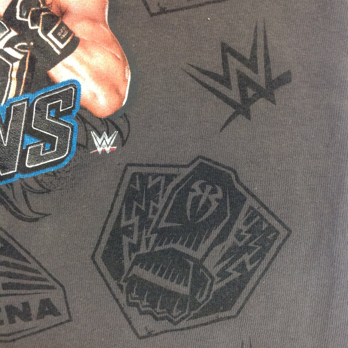 2018 WWE Official Licensed Large Youth Short-Sleeve T-Shirt John Cena Finn Balon Roman Reign HLR