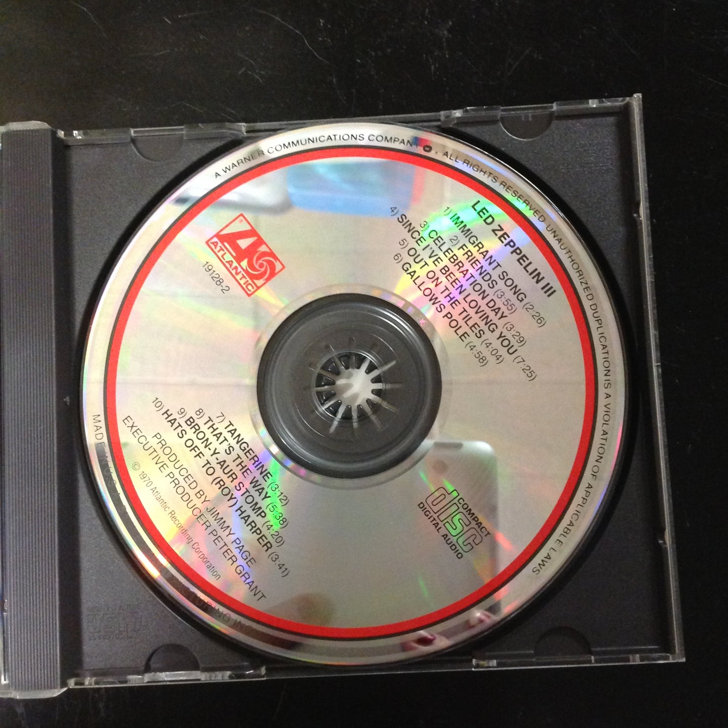 Led Zeppelin - Atlantic *Single #19